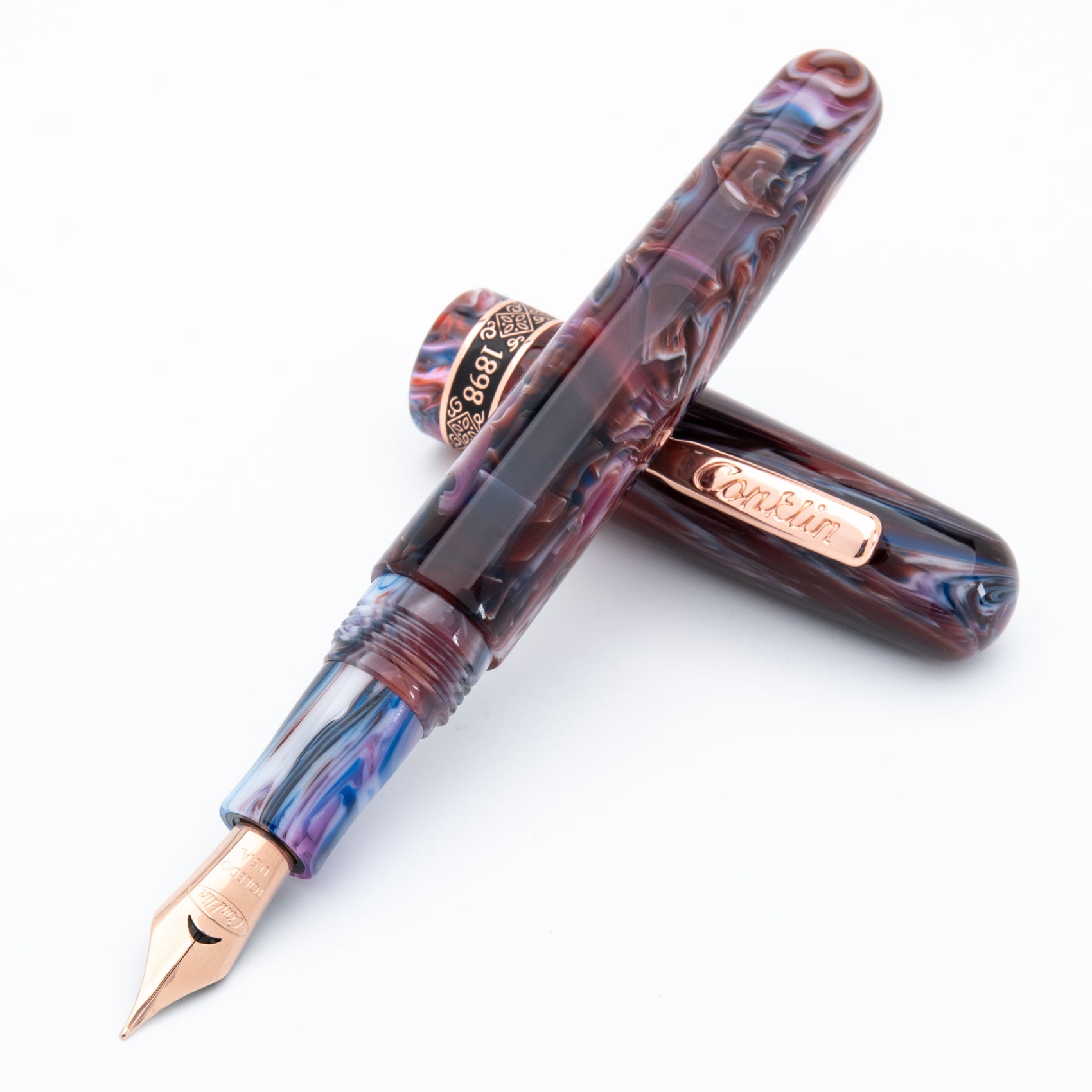 Pluma Fuente Conklin 1898® Misto Purple