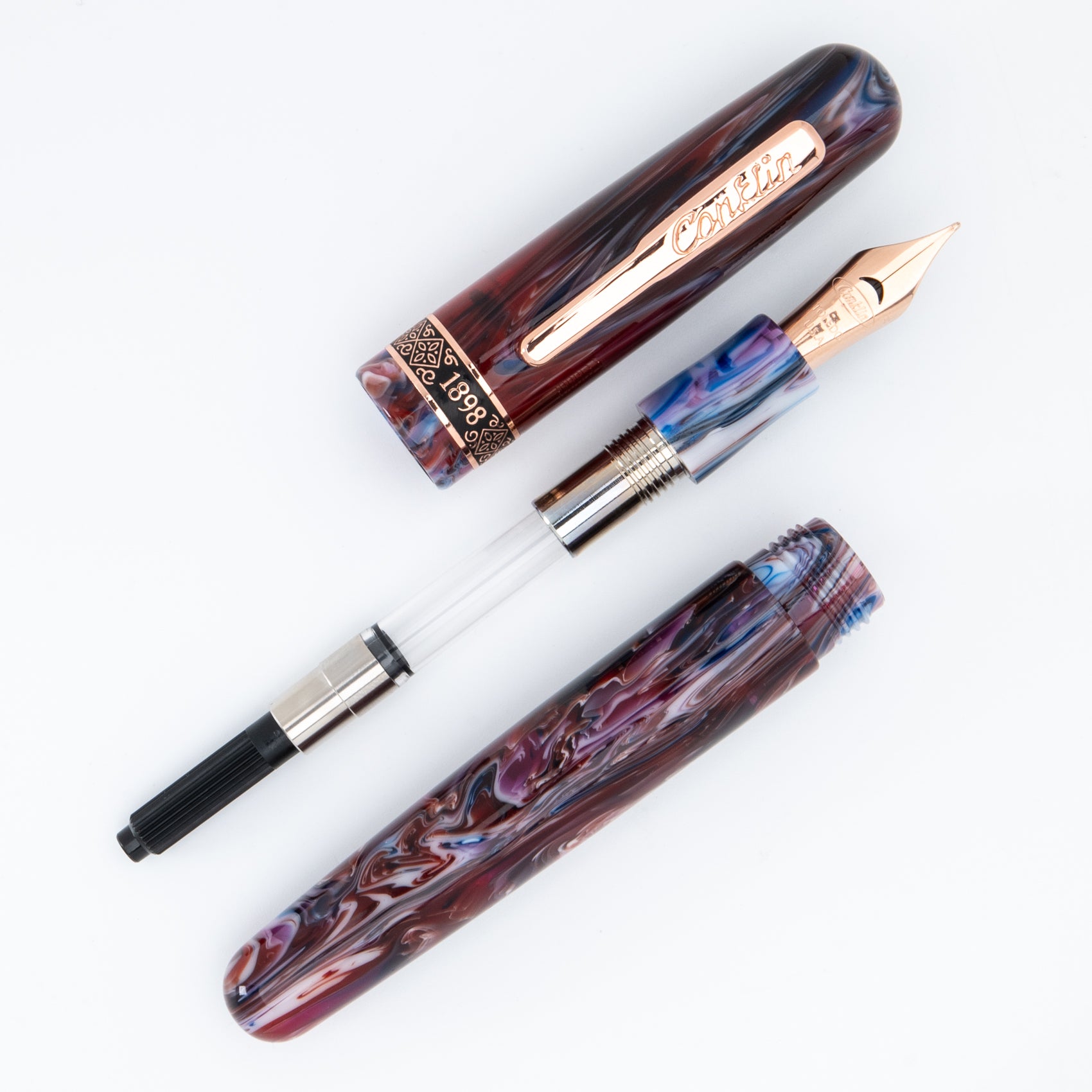 Pluma Fuente Conklin 1898® Misto Purple