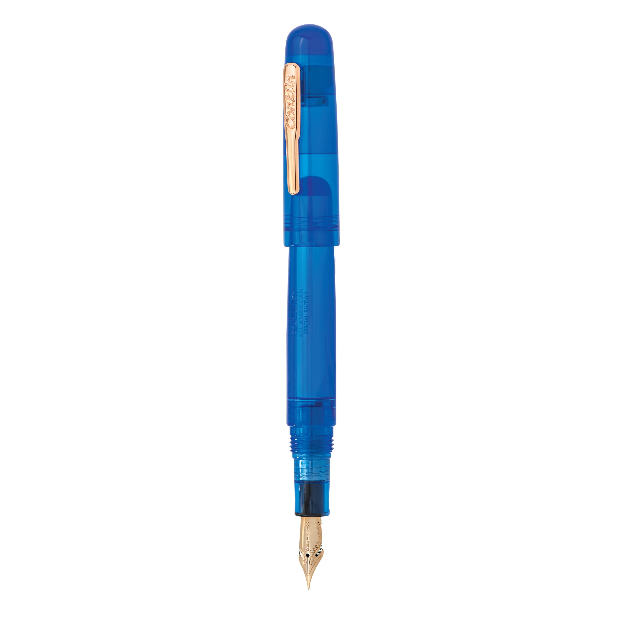 Pluma Fuente Conklin® All American™ Demo Blue