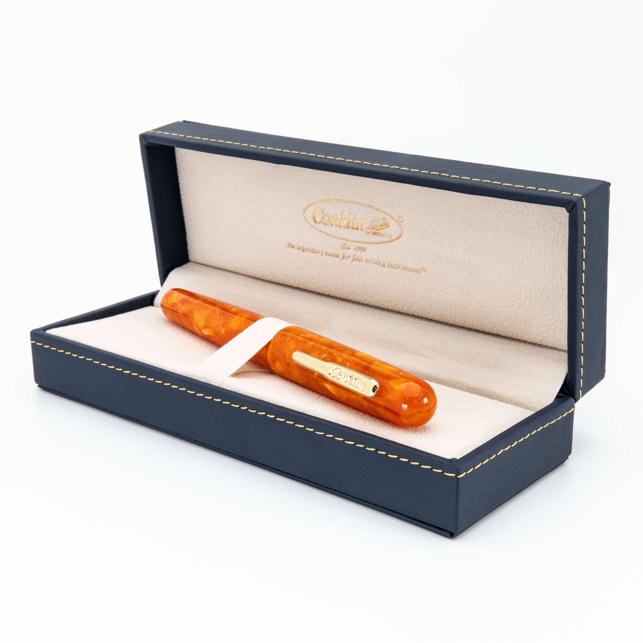 Pluma Fuente Conklin® All American™ Sunburst Orange
