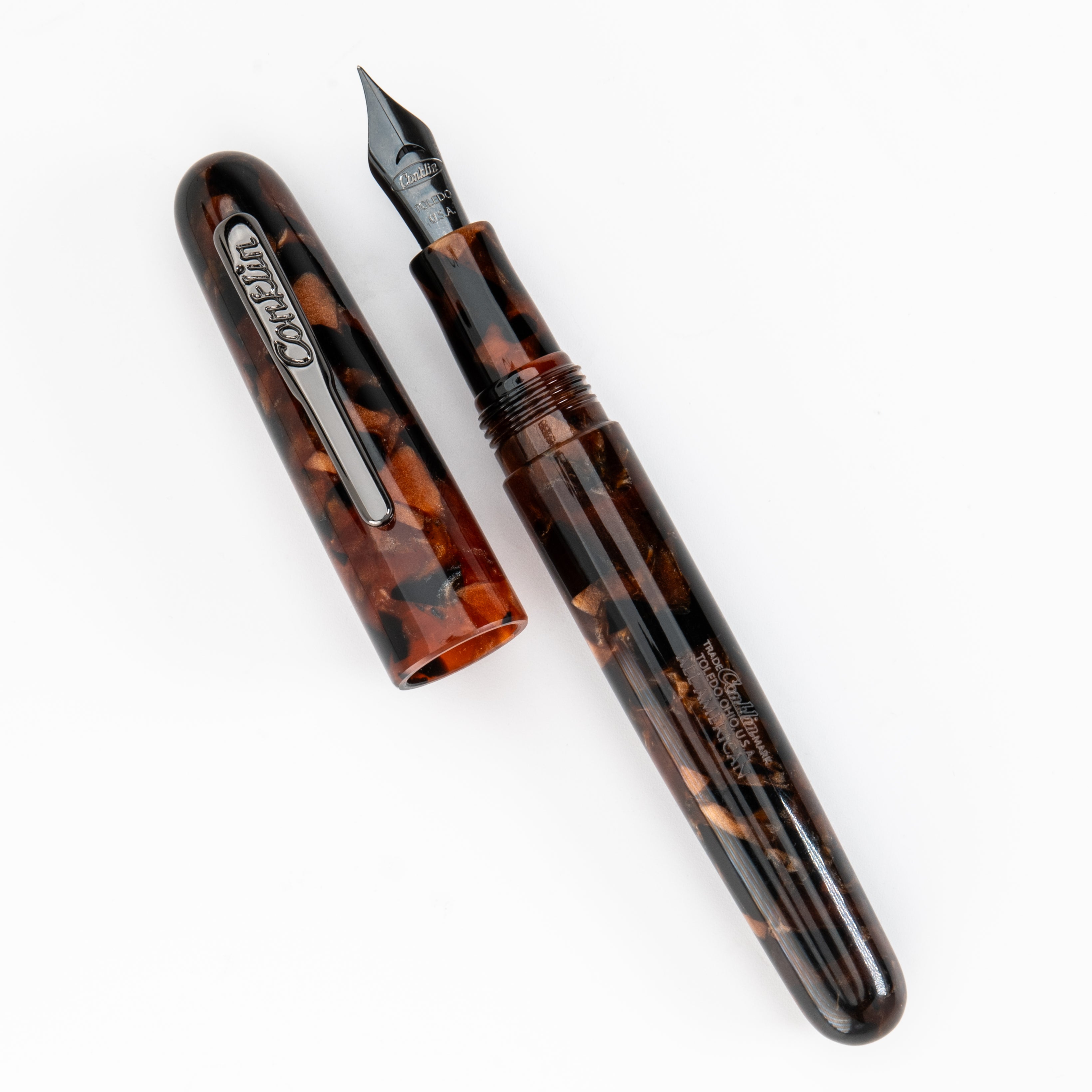 Pluma Fuente Conklin® All American™ Brownstone