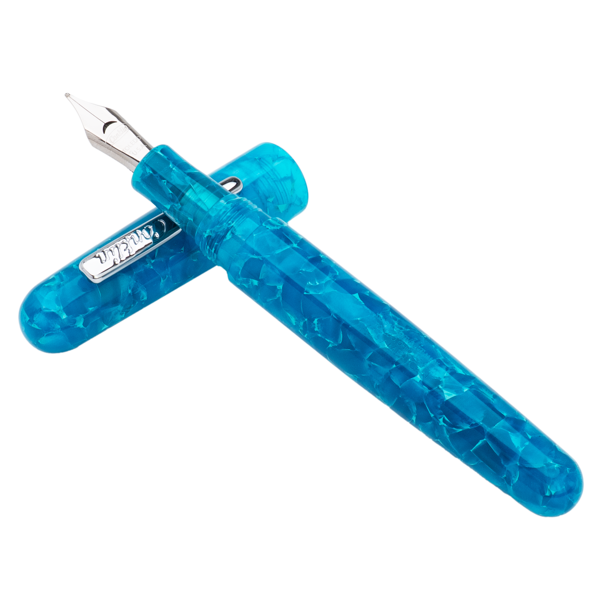 Pluma Fuente Conklin® All American™ Turquoise Serenity