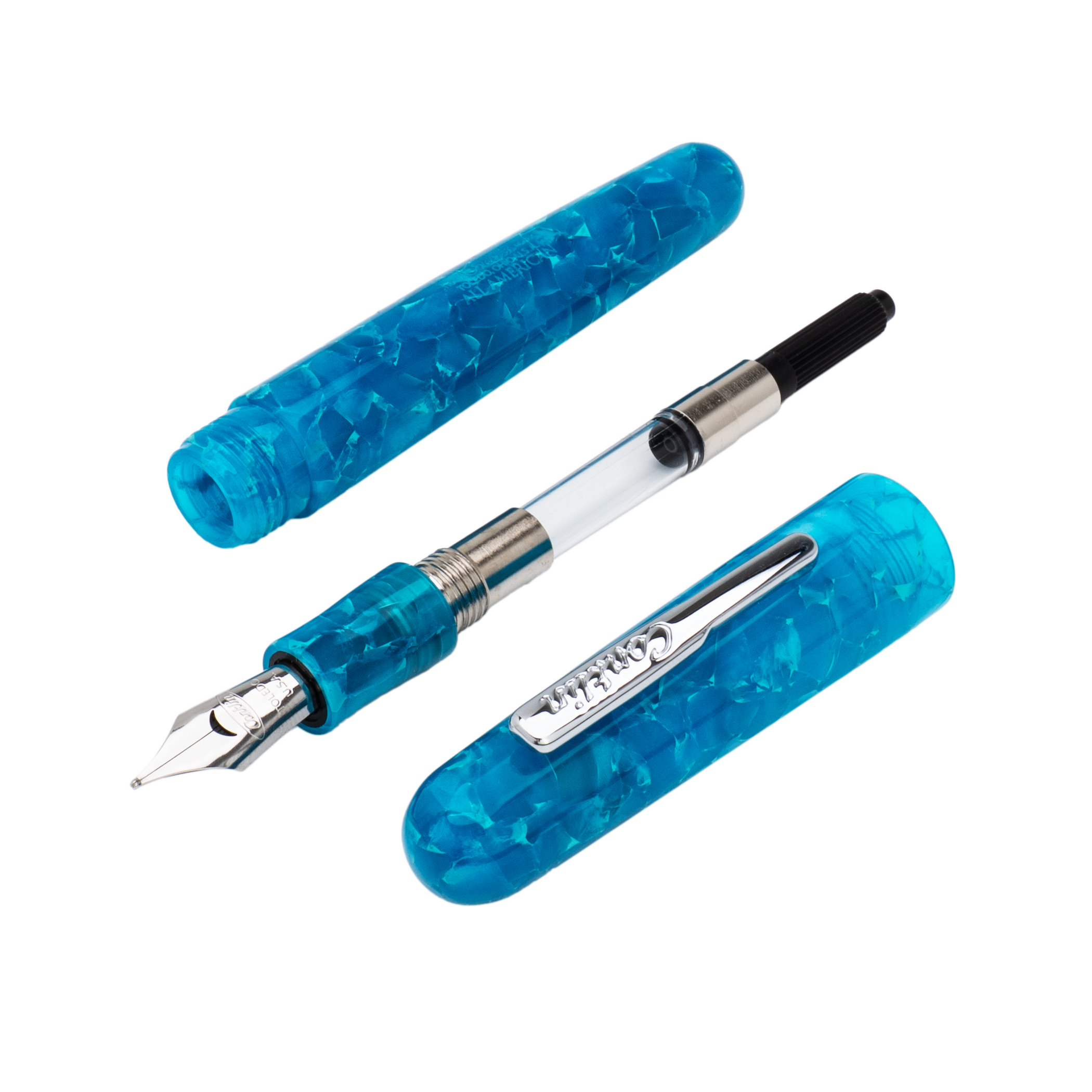 Pluma Fuente Conklin® All American™ Turquoise Serenity