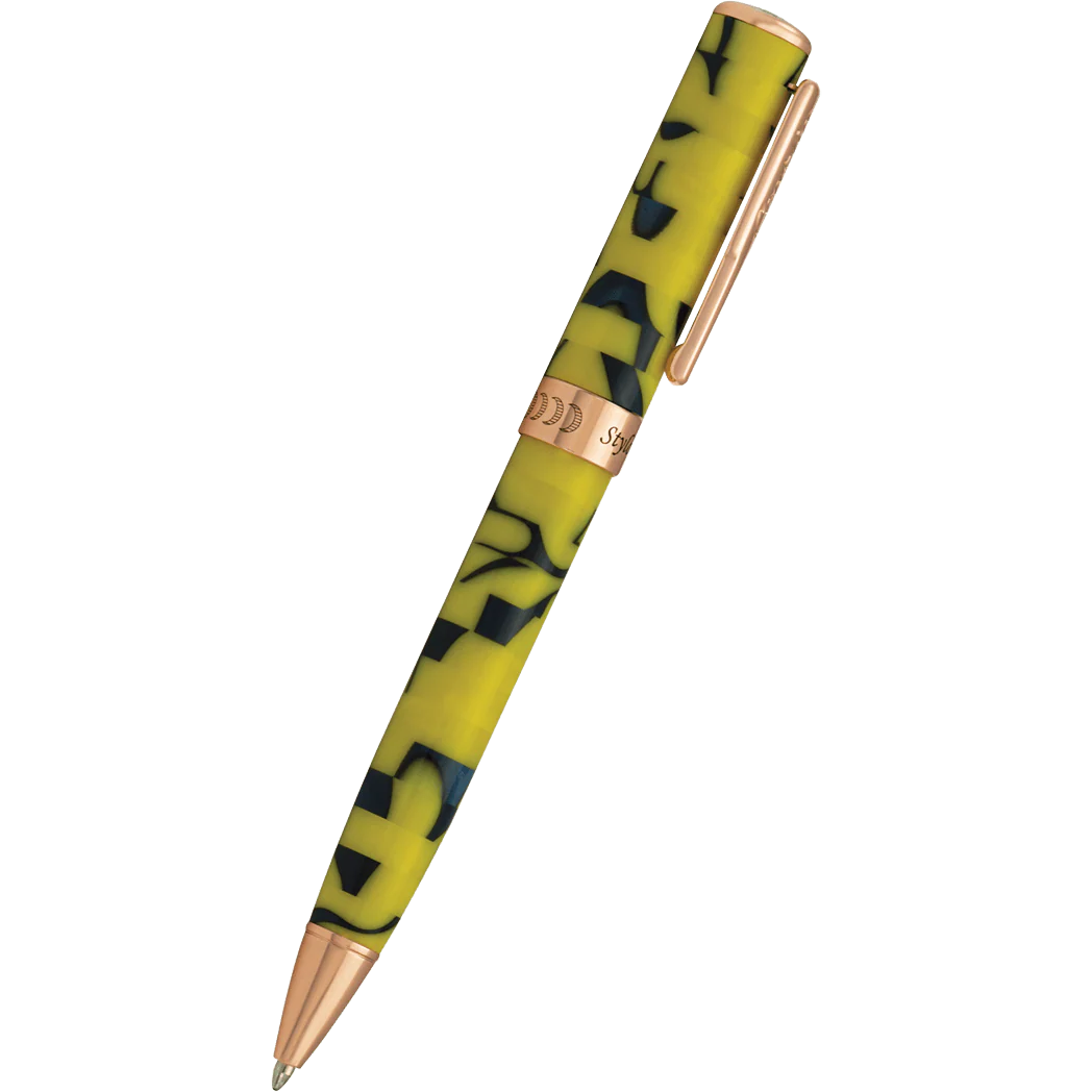 Boligrafo Conklin Stylograph Mosaic® Yellow/Blue