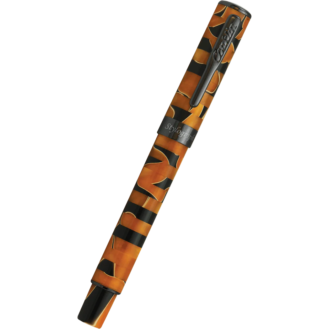 Pluma Fuente Conklin Stylograph Mosaic® Orange/Balck