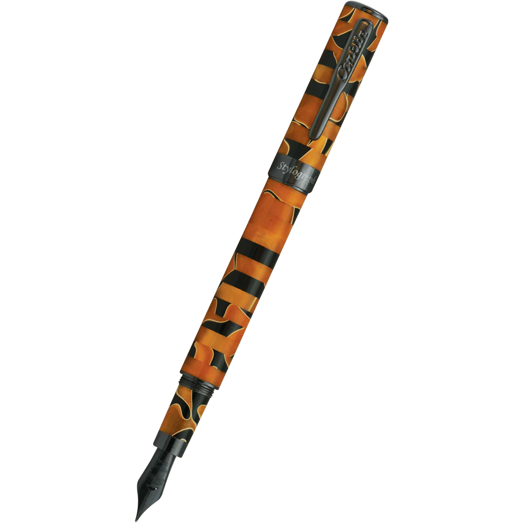 Pluma Fuente Conklin Stylograph Mosaic® Orange/Balck