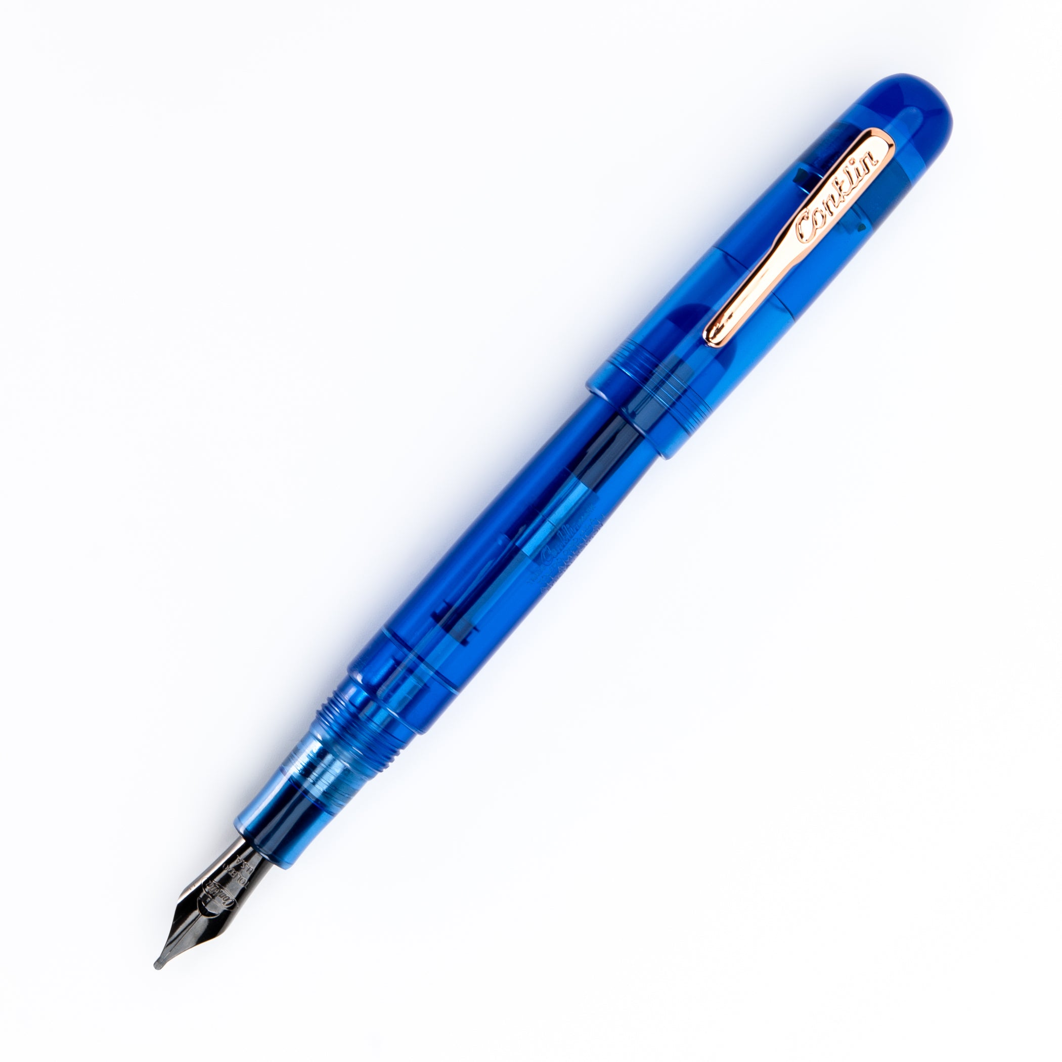 Pluma Fuente Conklin® All American™ Demo Blue