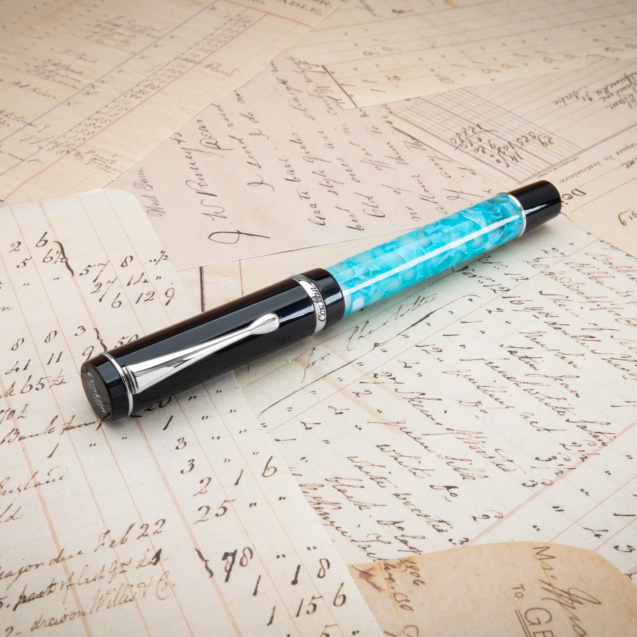 Pluma Fuente Conklin® Duragraph™ Turquoise Nights