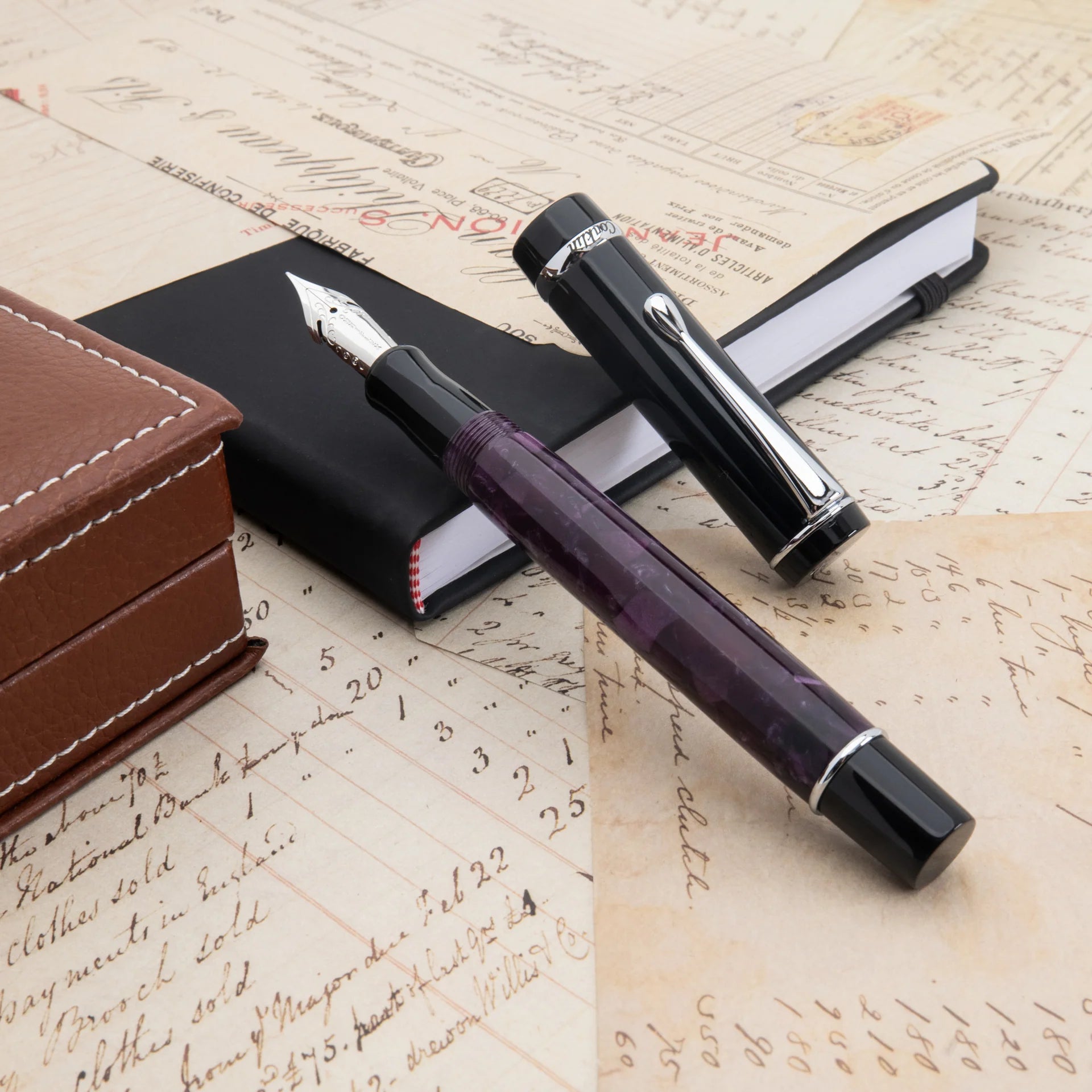 Pluma Fuente Conklin® Duragraph™ Purple Nights
