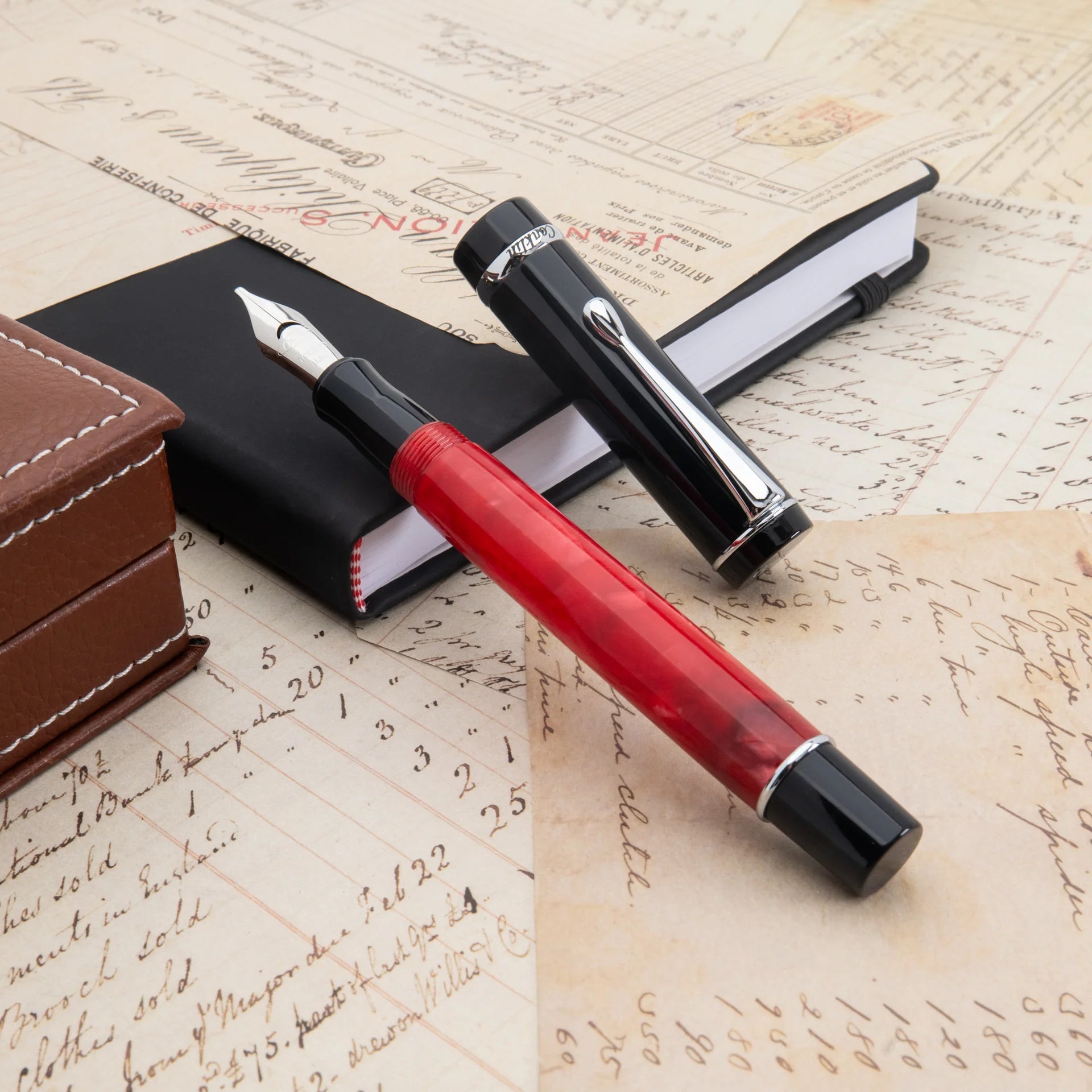 Pluma Fuente Conklin® Duragraph™ Red Nights
