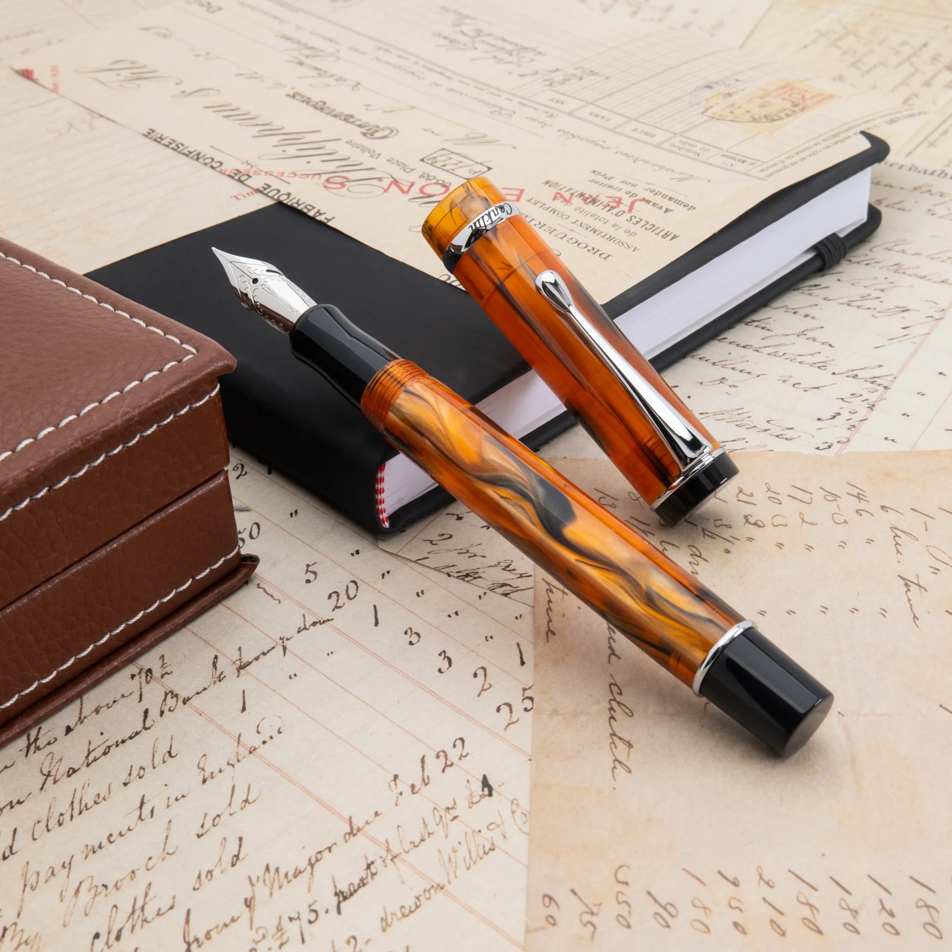 Pluma Fuente Conklin® Duragraph™ Amber