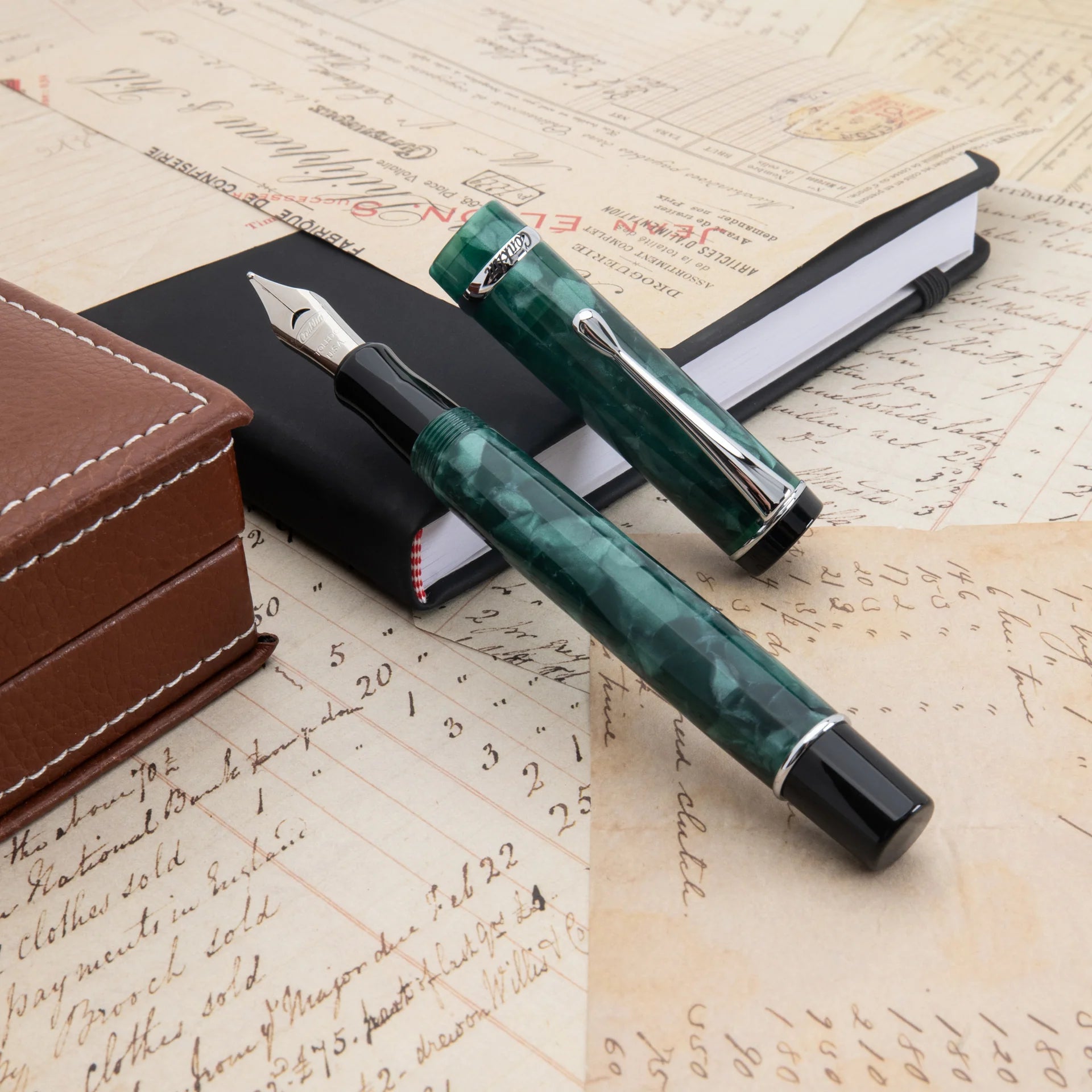 Pluma Fuente Conklin® Duragraph™ Forest Green