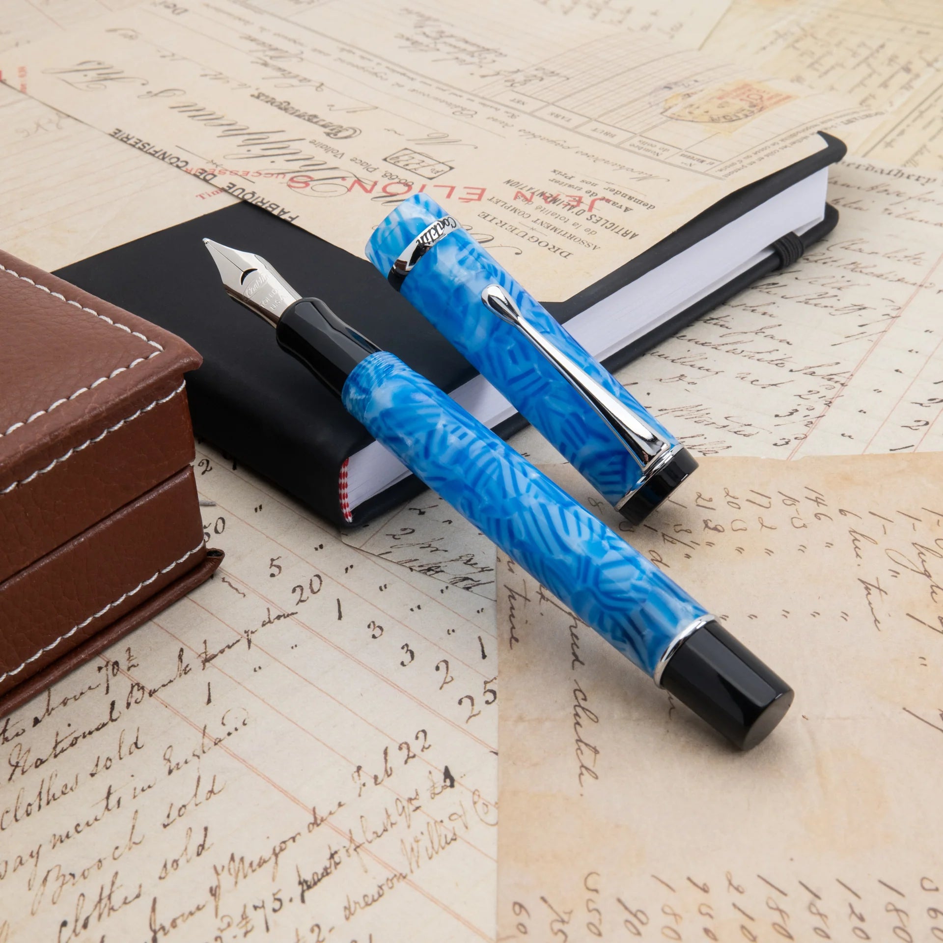 Pluma Fuente Conklin® Duragraph™ Ice Blue