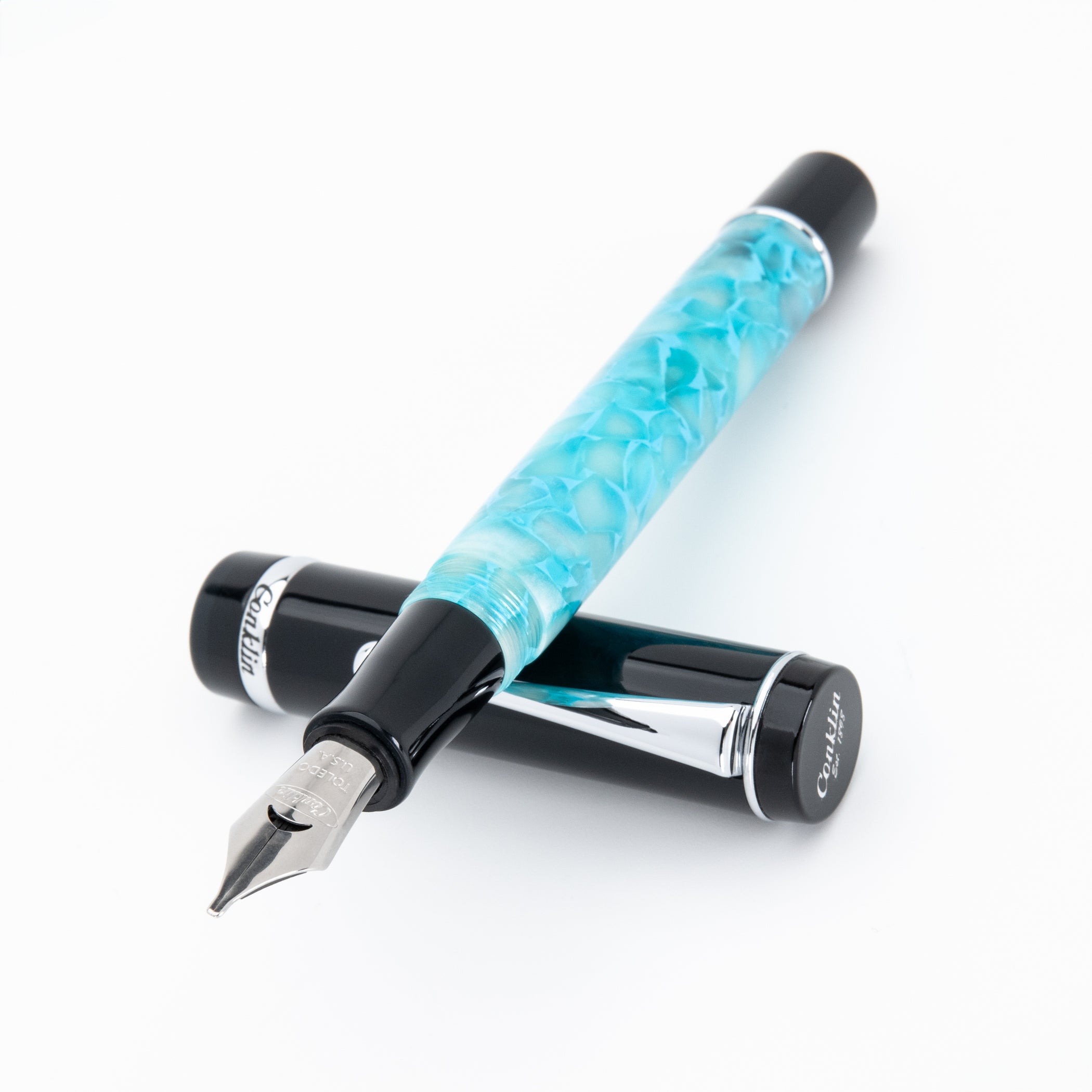 Pluma Fuente Conklin® Duragraph™ Turquoise Nights