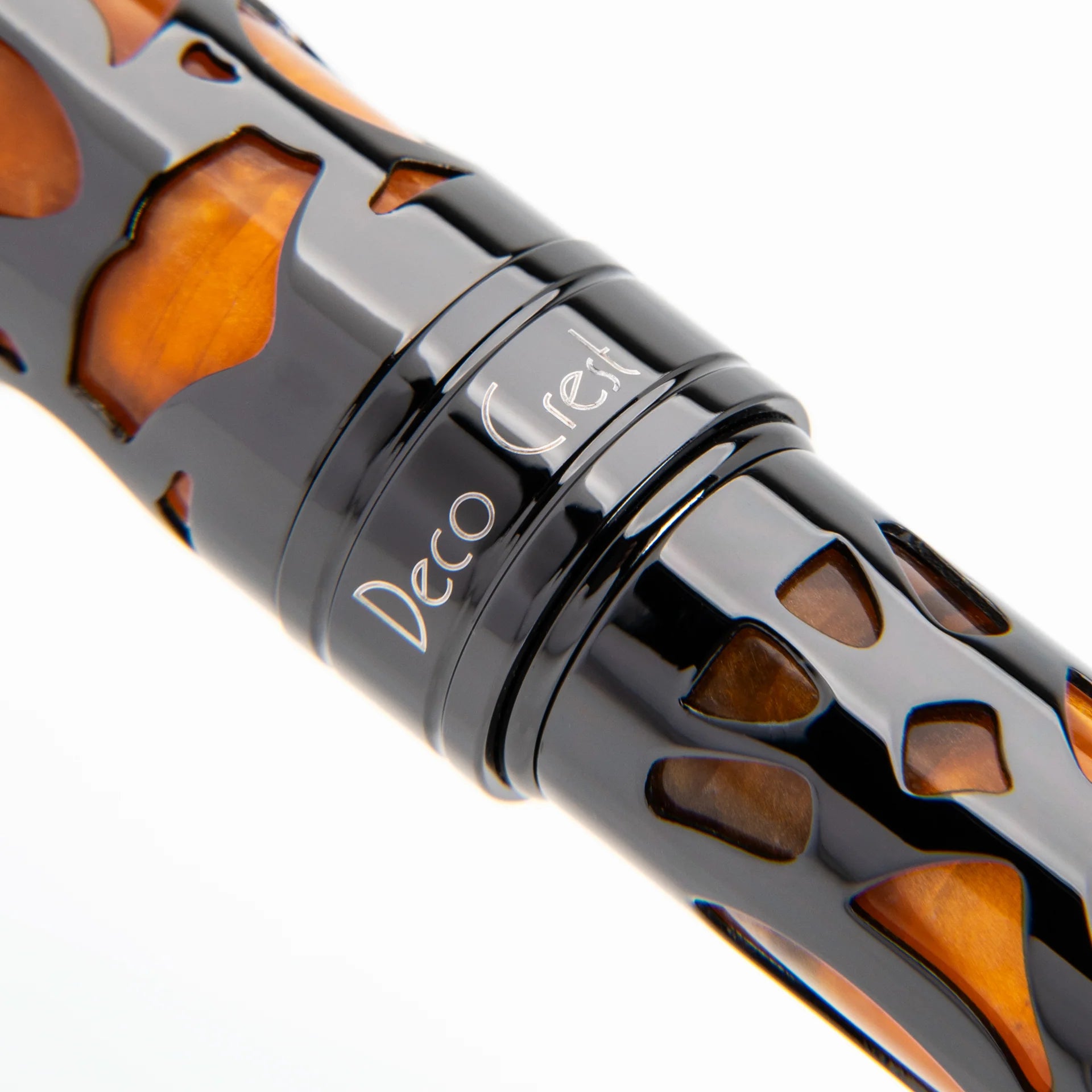 Pluma Fuente Conklin Endura Deco Crest® Orange