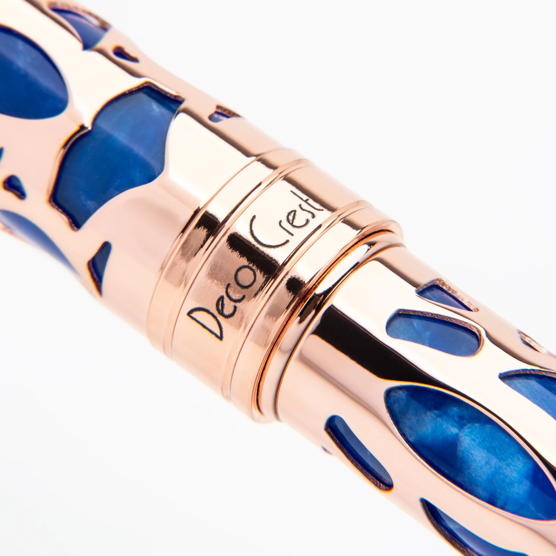 Pluma Fuente Conklin Endura Deco Crest® Blue