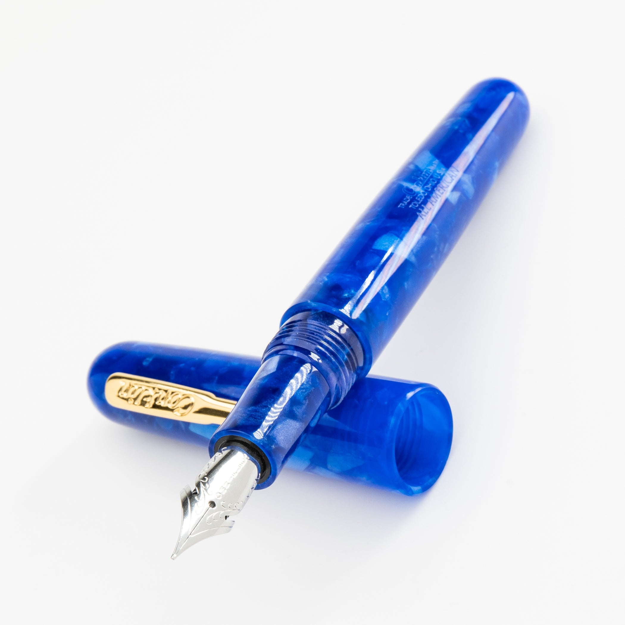 Pluma Fuente Conklin® All American™ Lapis Blue