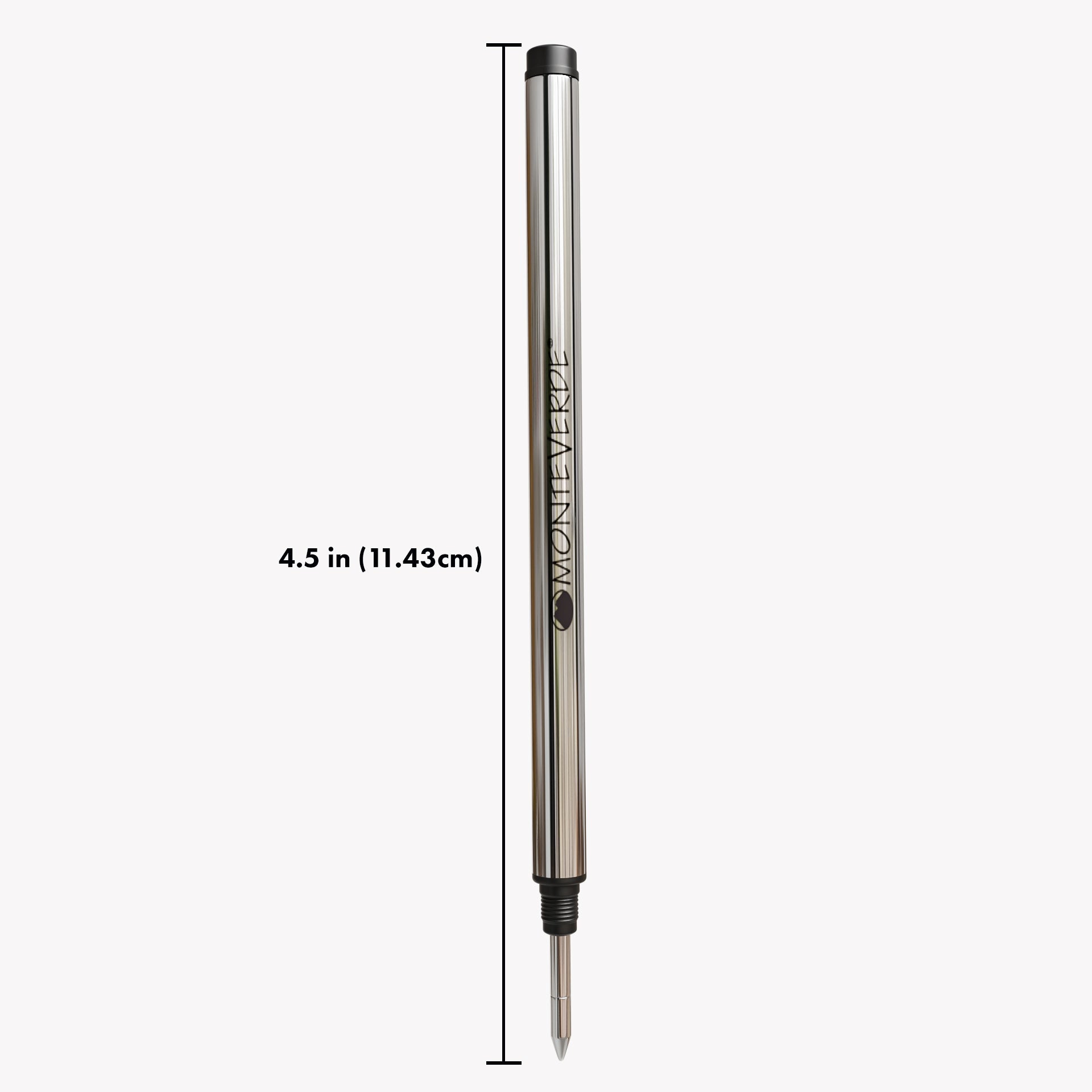 Recambio Rollerball Monteverde® compatible con Montblanc® — Punta Fina, Pack 2 (M22)