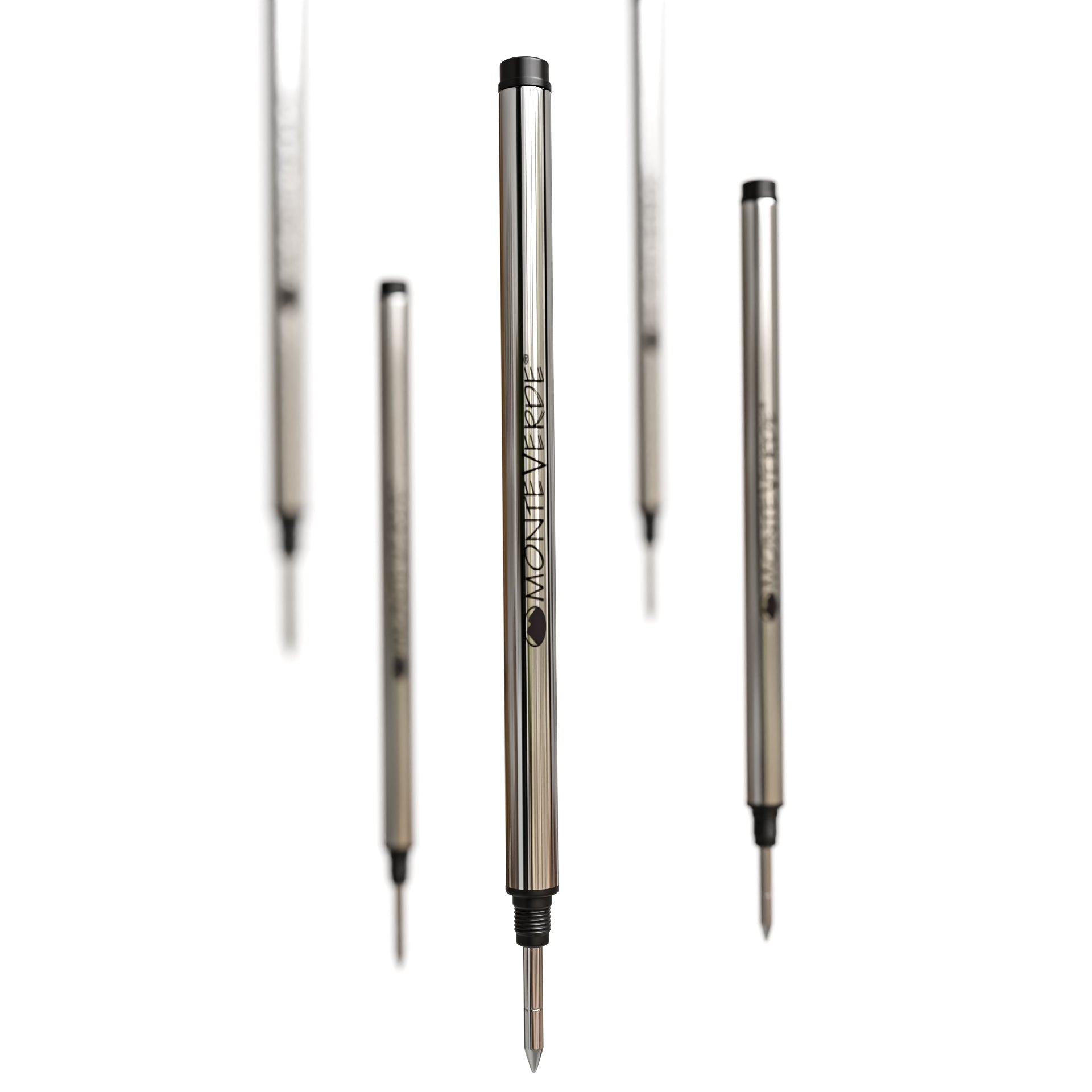 Recambio Rollerball Monteverde® compatible con Montblanc® — Punta Fina, Pack 2 (M22)