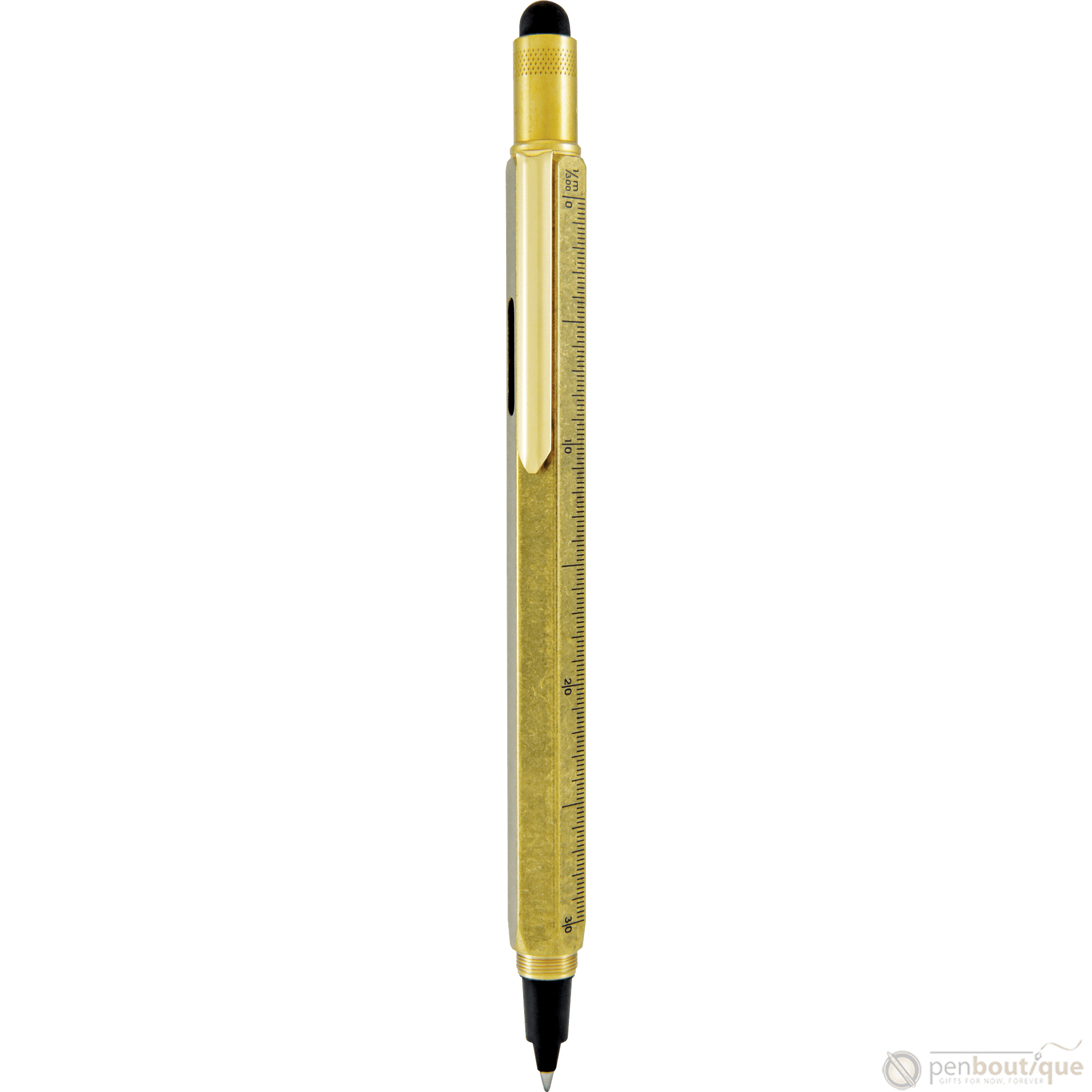 Rollerball de tinta líquida Monteverde USA® Tool Pen | Latón Sólido