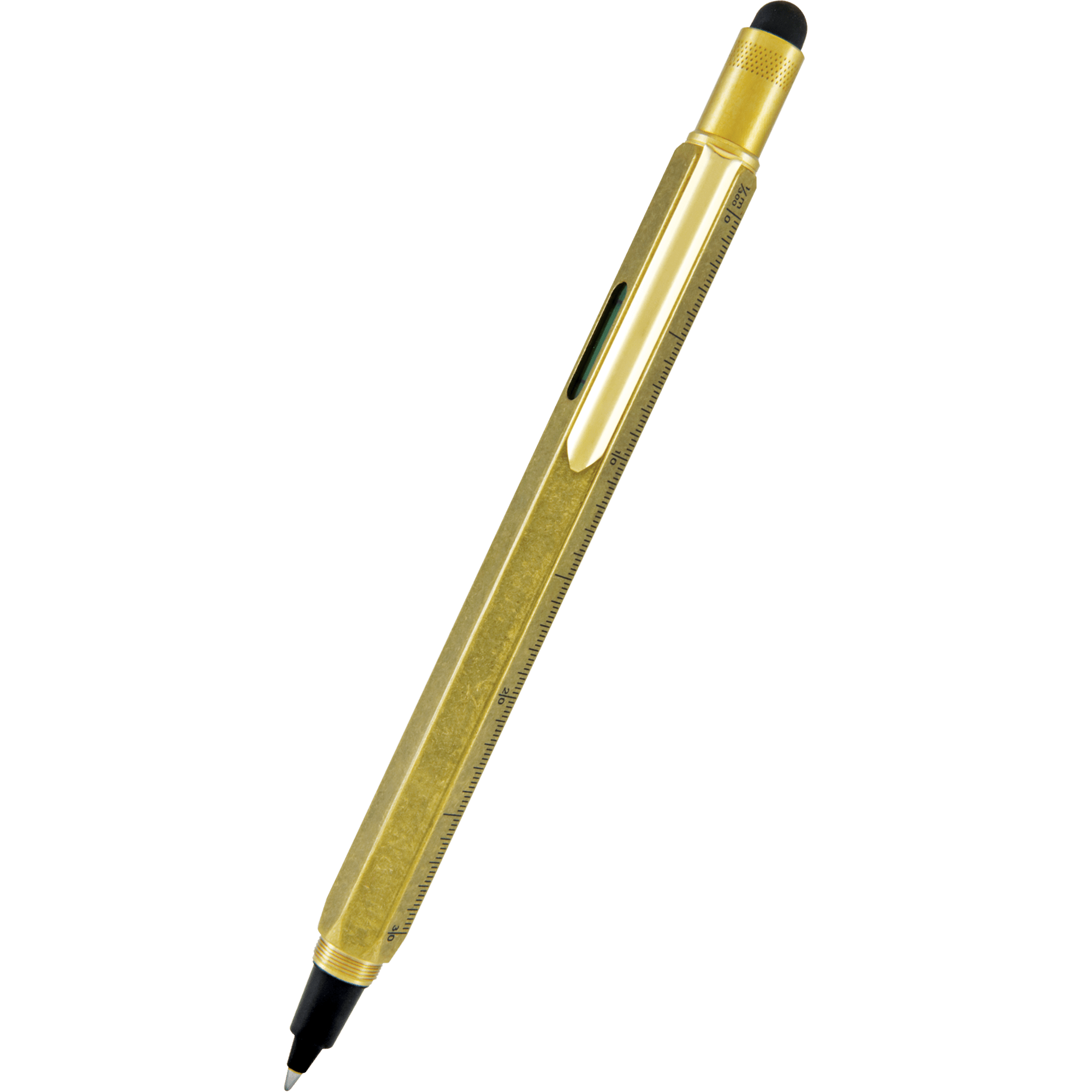Rollerball de tinta líquida Monteverde USA® Tool Pen | Latón Sólido