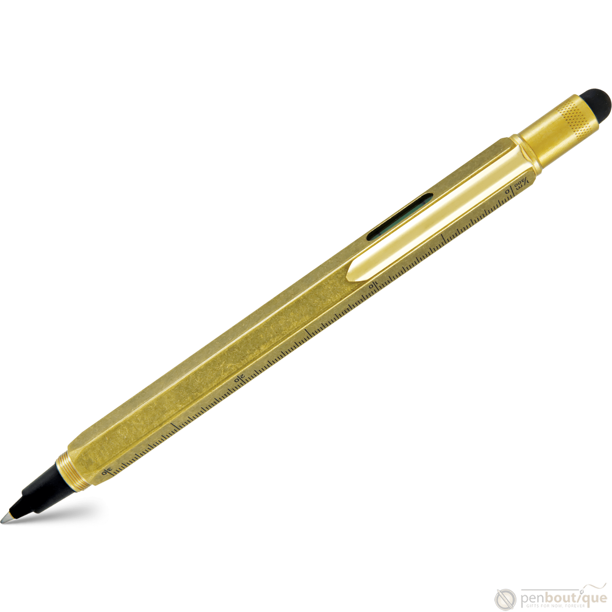 Rollerball de tinta líquida Monteverde USA® Tool Pen | Latón Sólido