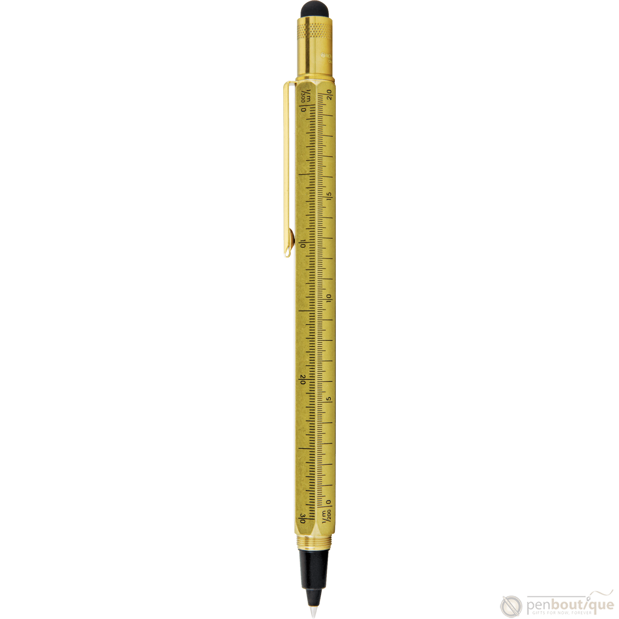 Rollerball de tinta líquida Monteverde USA® Tool Pen | Latón Sólido