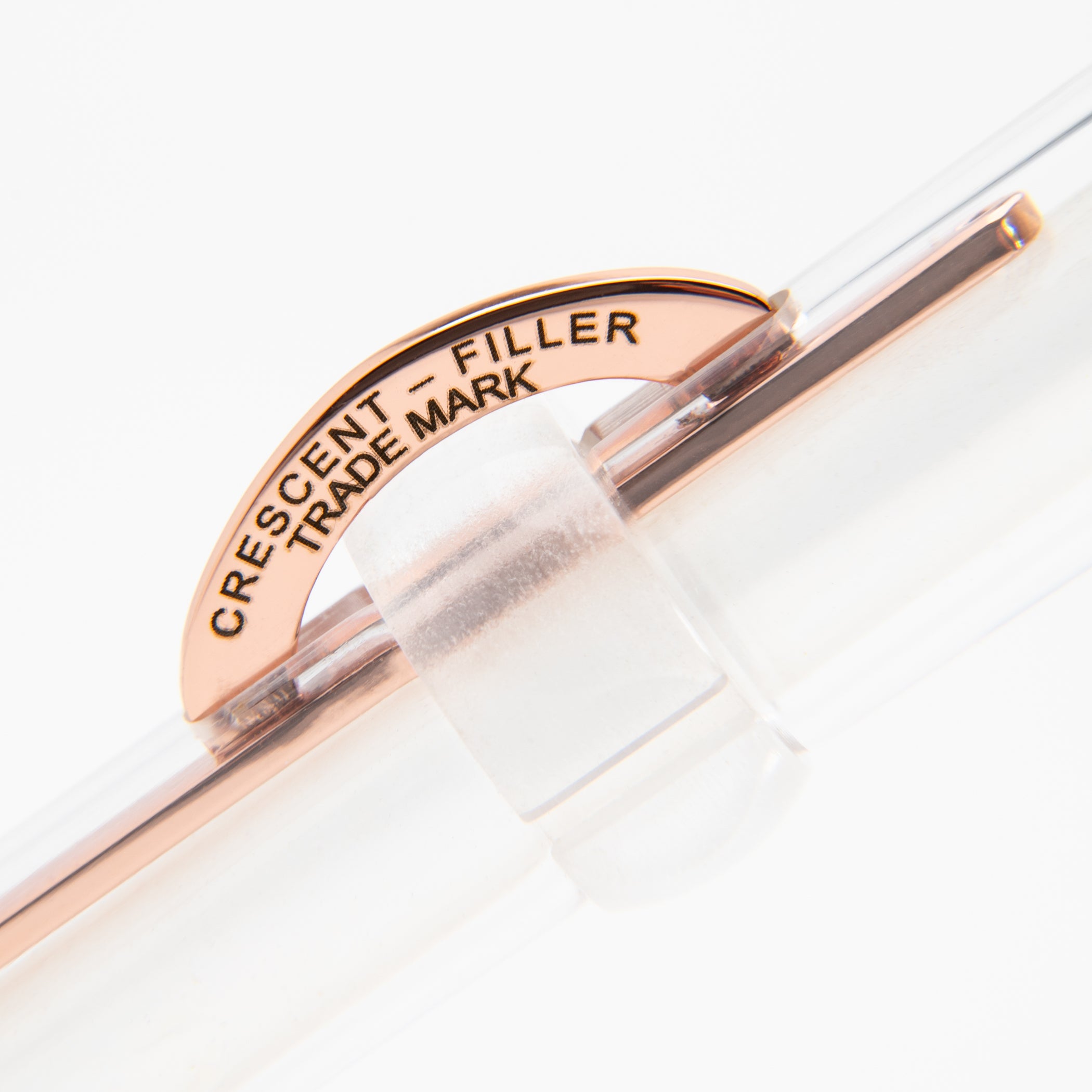 Pluma Fuente Conklin Endura Mark Twain® Clear Rose/Gold