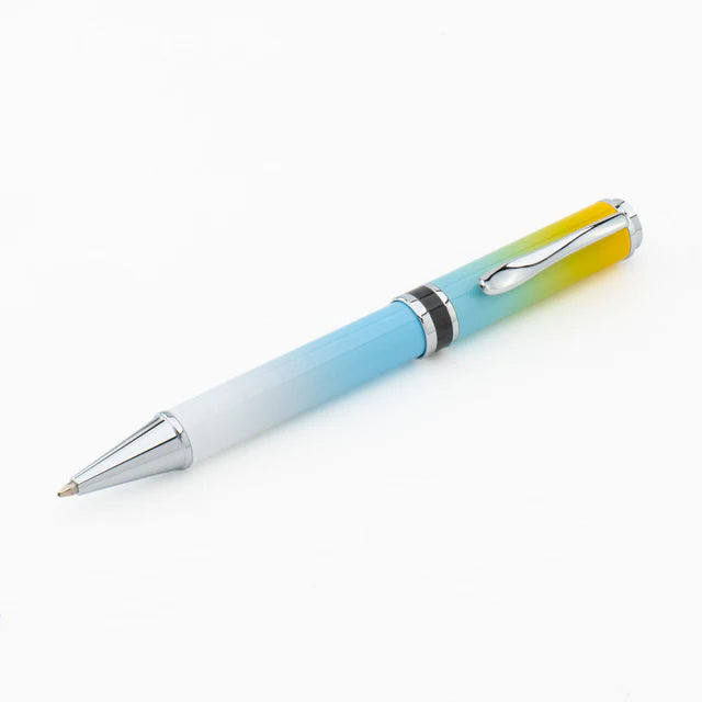 Boligrafo Monteverde USA® Innova Ombre Fusion  | Bliss Oro/Azul/Blanco