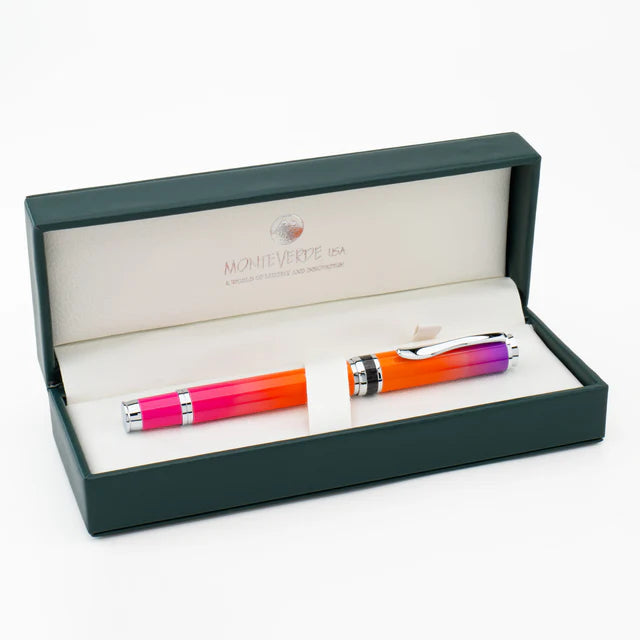 Pluma fuente Monteverde USA® Innova Ombre Fusion | Harmony Morado/Naranja/violeta