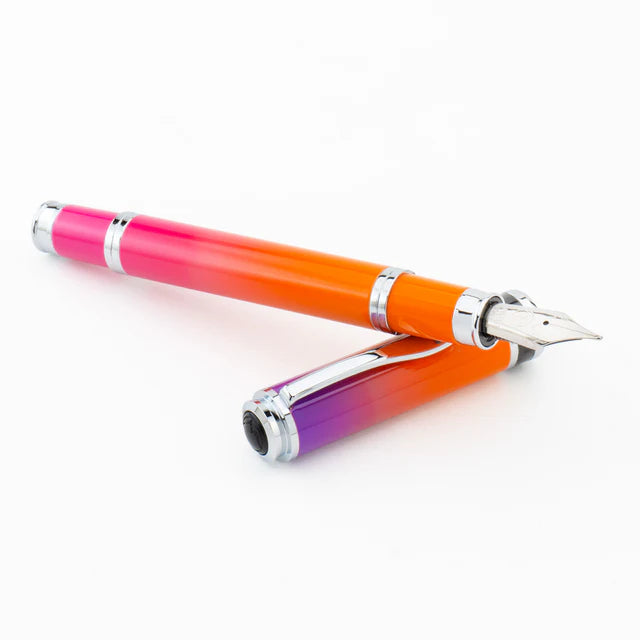Pluma fuente Monteverde USA® Innova Ombre Fusion | Harmony Morado/Naranja/violeta