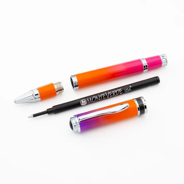 Rollerball Monteverde USA® Innova Ombre Fusion | Harmony Morado/Naranja/violeta