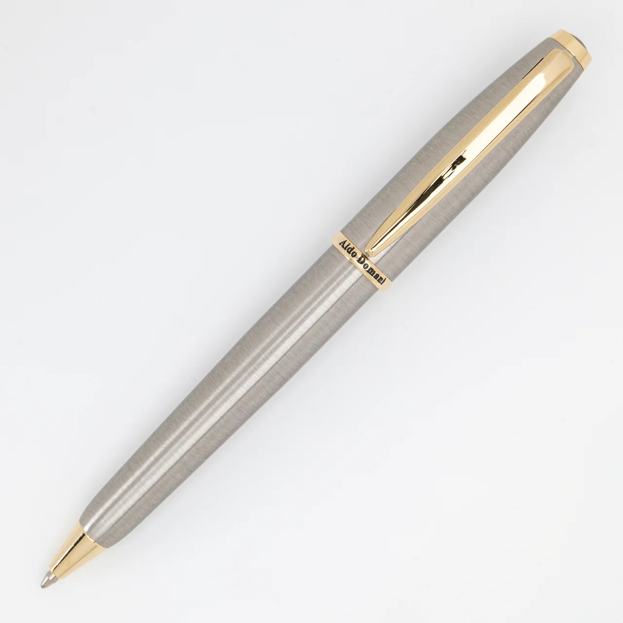Boligrafo Monteverde USA® Aldo Domani Plata Cepillada