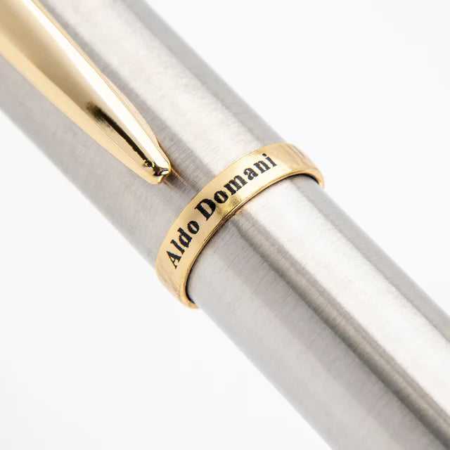 Boligrafo Monteverde USA® Aldo Domani Plata Cepillada
