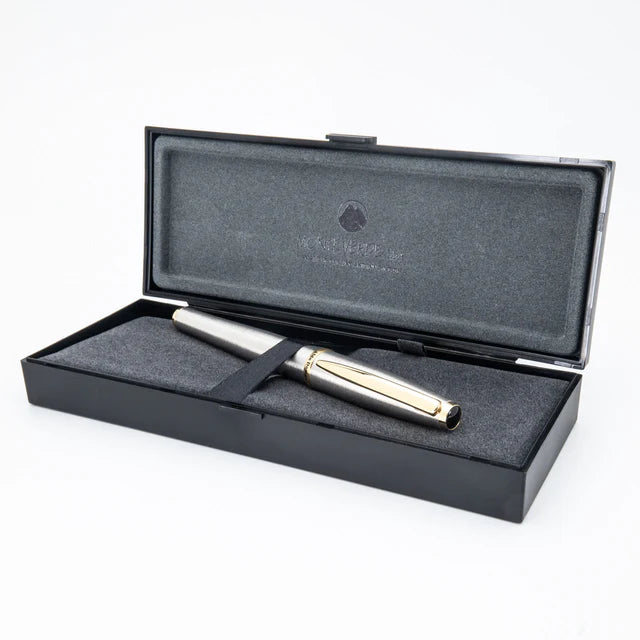 Pluma fuente Monteverde USA® Aldo Domani Plata Cepillada