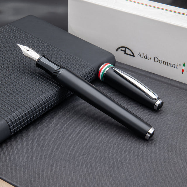 Pluma fuente Monteverde USA® Aldo Domani Italia Negro Mate