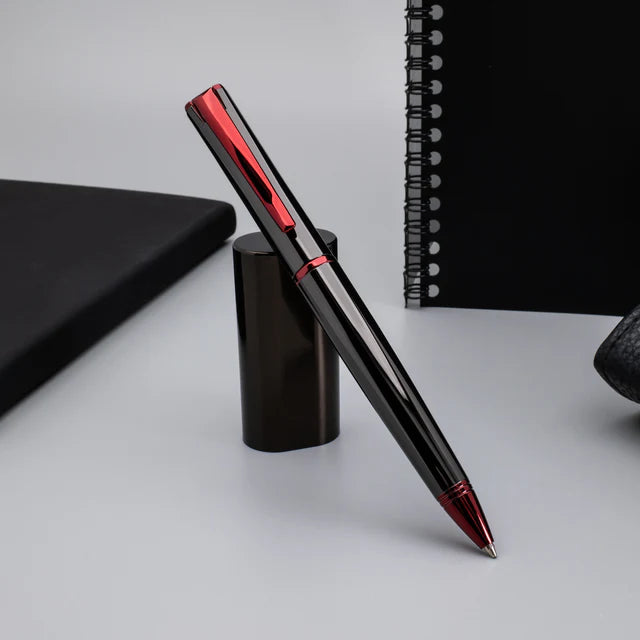 Boligrafo Monteverde USA® Impressa Bronce con Detalles en Rojo