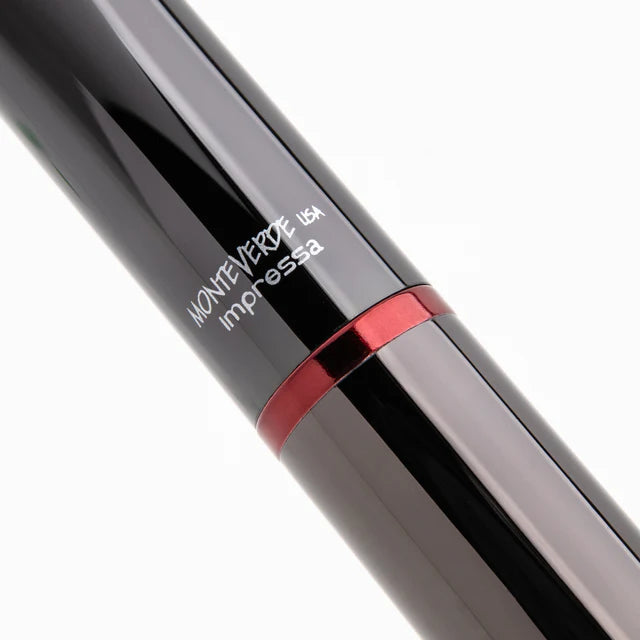Boligrafo Monteverde USA® Impressa Bronce con Detalles en Rojo