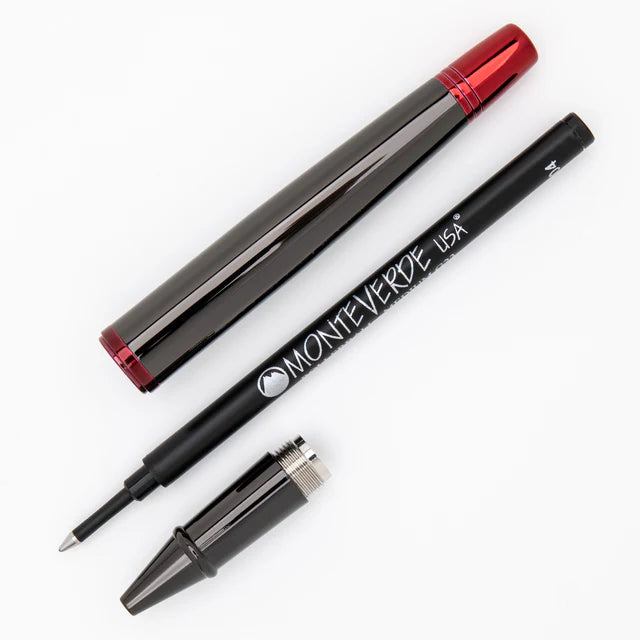 Rollerball Monteverde USA® Impressa Bronce con Detalles en Rojo