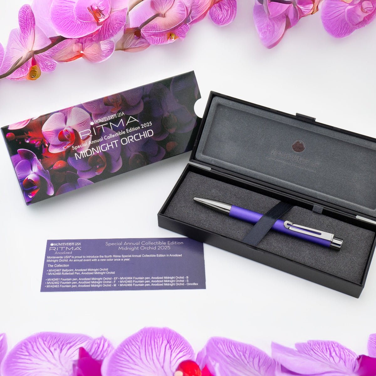 Bolígrafo Monteverde USA® Ritma | Orquídea Medianoche (Edición Especial 2025)
