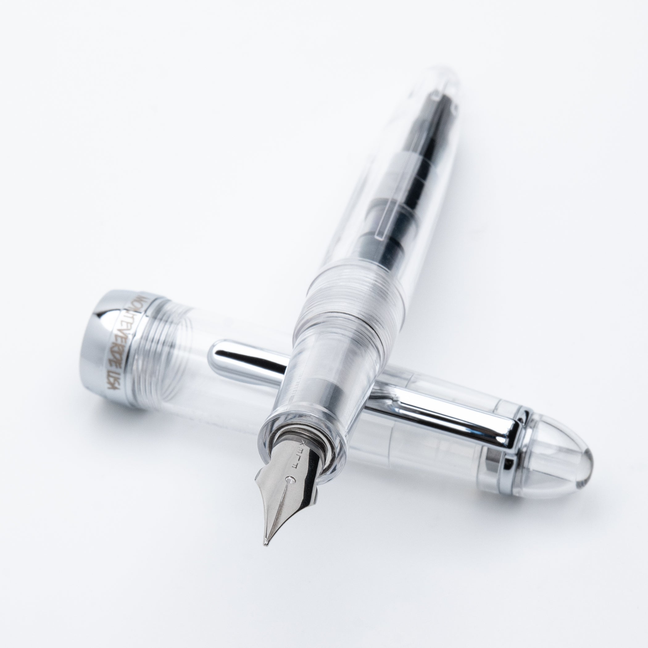 Set Pluma Fuente Monteverde USA® Monza 3 | Cristal (M, F, Flex)