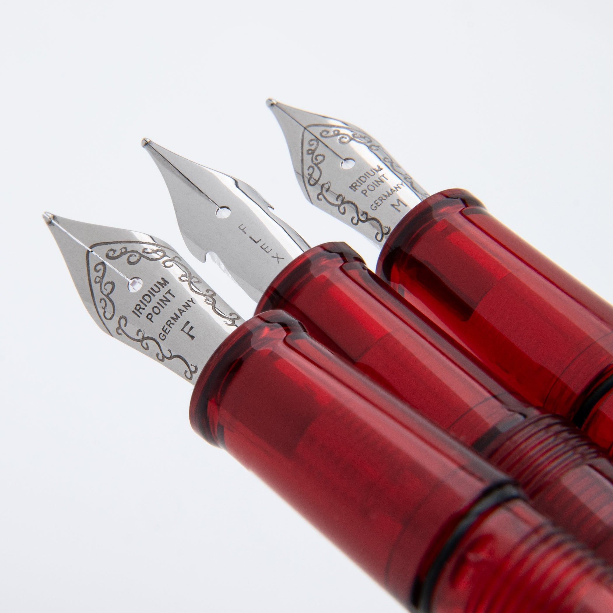 Set Pluma Fuente Monteverde USA® Monza 3 | Rojo (M, F, Flex)