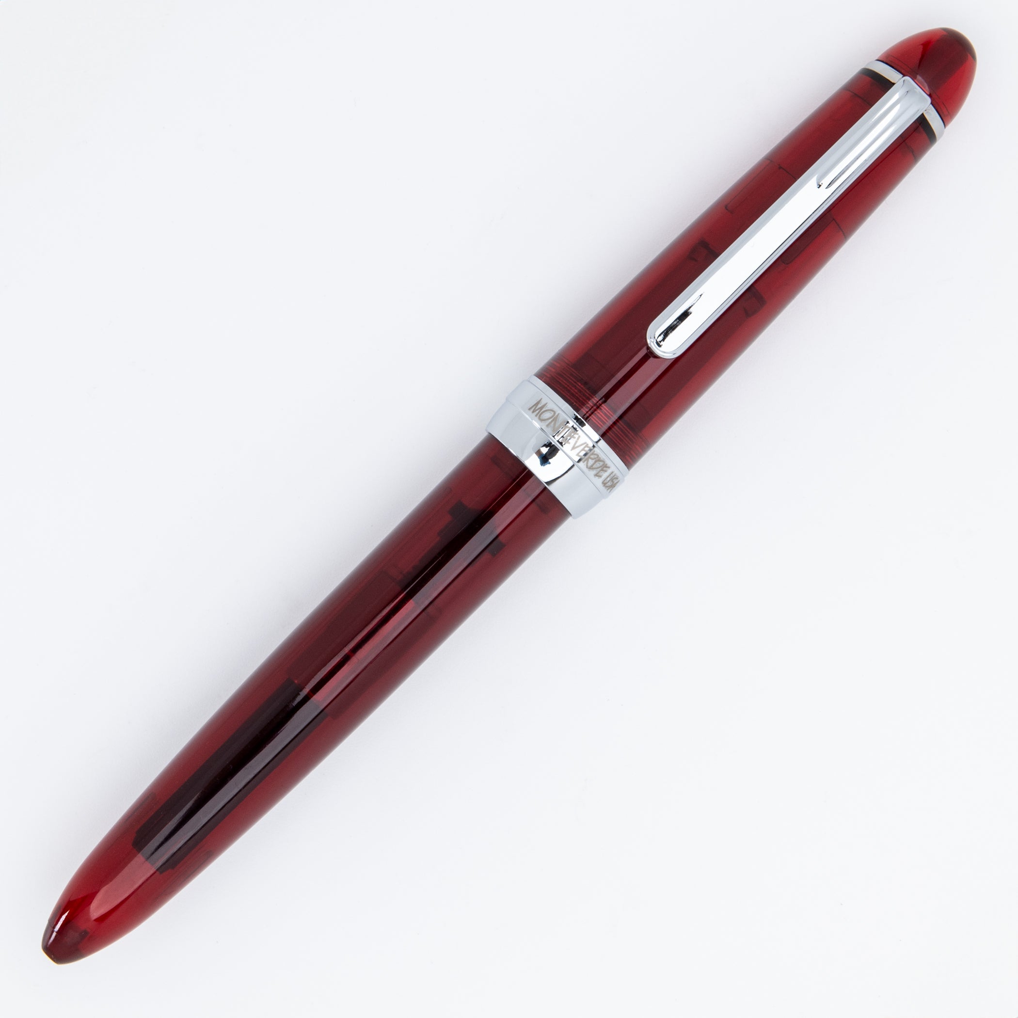 Set Pluma Fuente Monteverde USA® Monza 3 | Rojo (M, F, Flex)