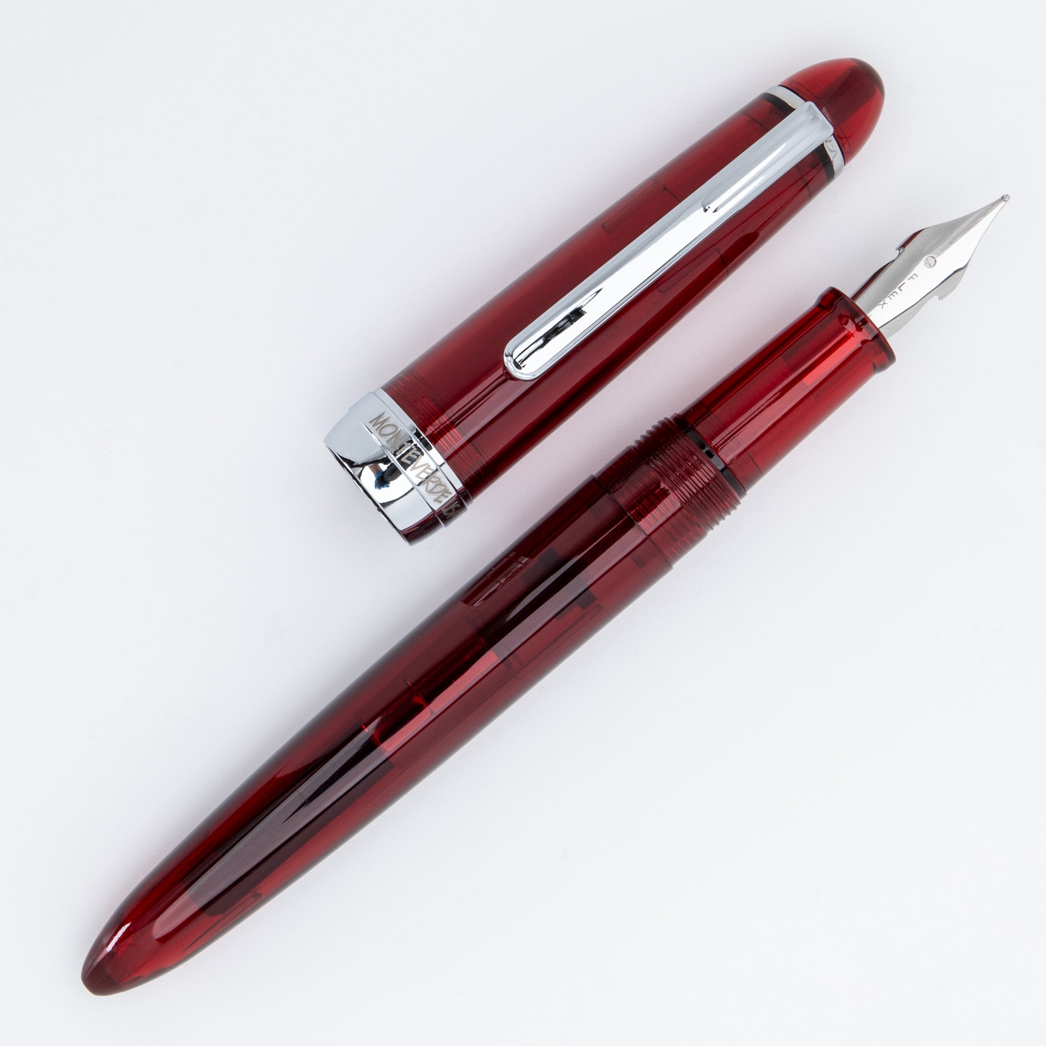 Set Pluma Fuente Monteverde USA® Monza 3 | Rojo (M, F, Flex)