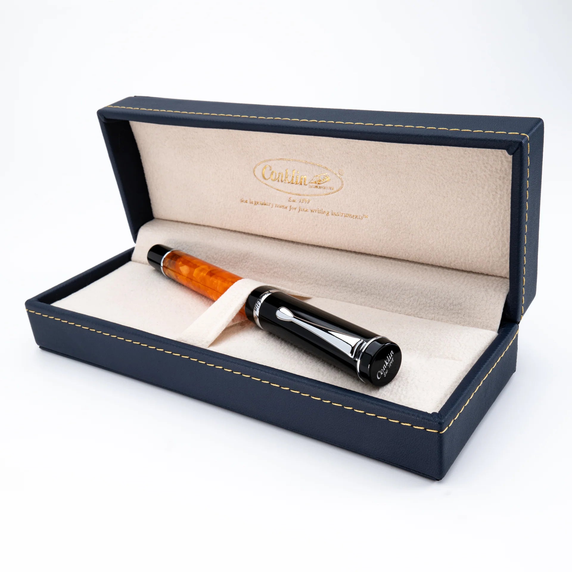 Pluma Fuente Conklin® Duragraph™ Orange Nights