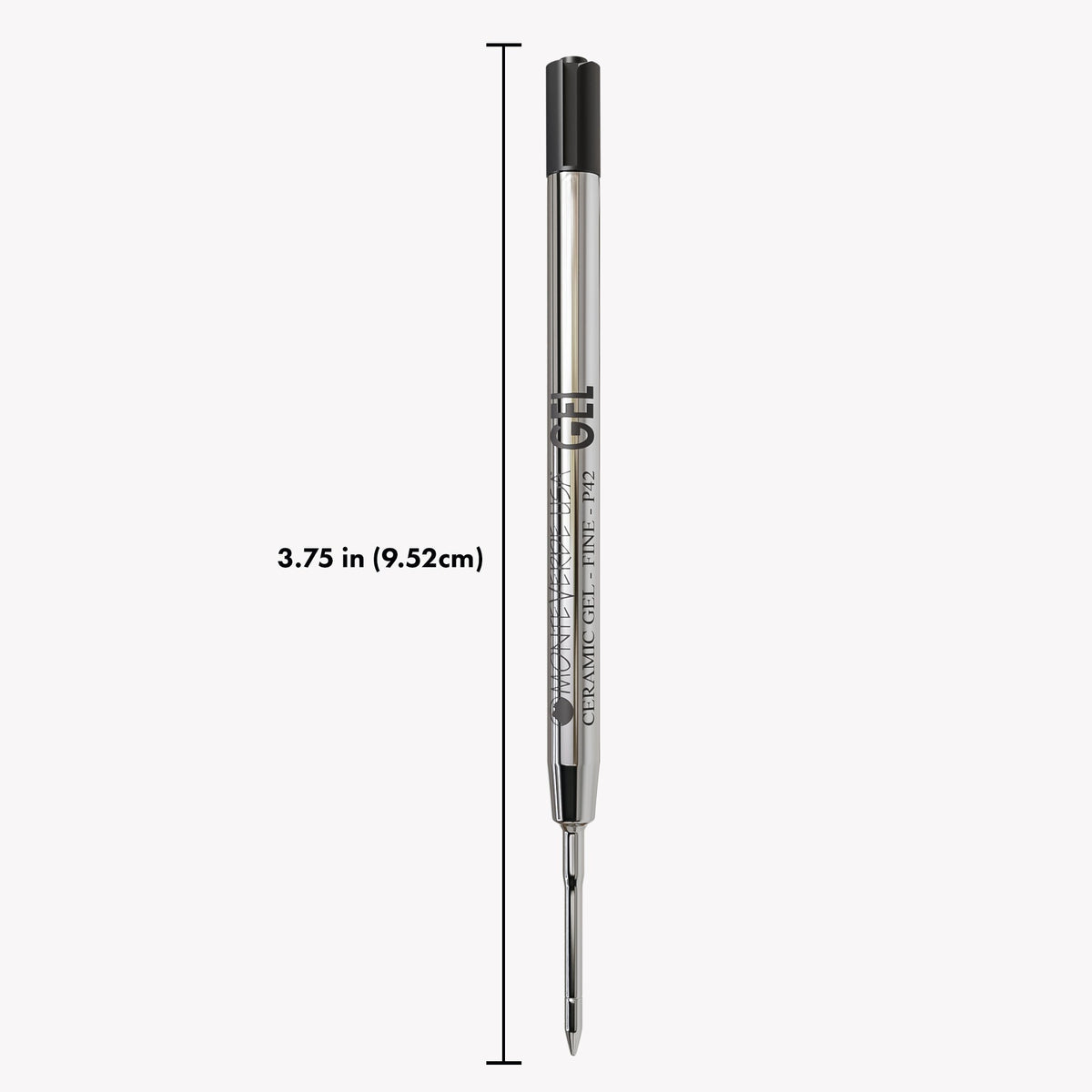 Recambio de Gel Cerámico Capless Monteverde USA® compatible con Parker® — Punta Fina, Pack 2 (P42)