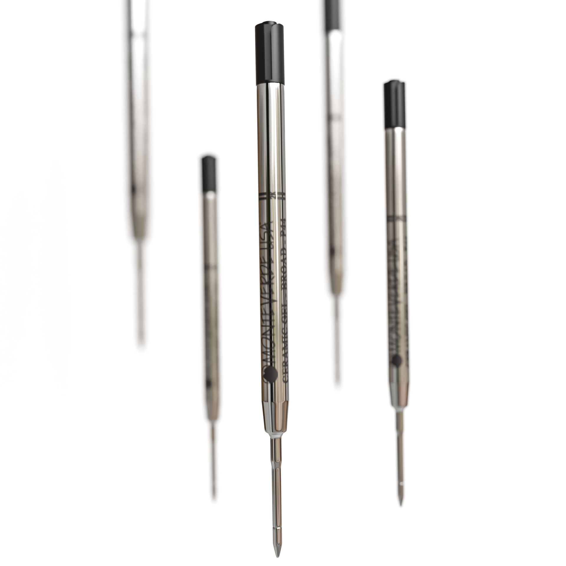 Recambio de Gel Cerámico Capless Monteverde USA® compatible con Parker® — Punta Ancha, Pack 2 (P44)