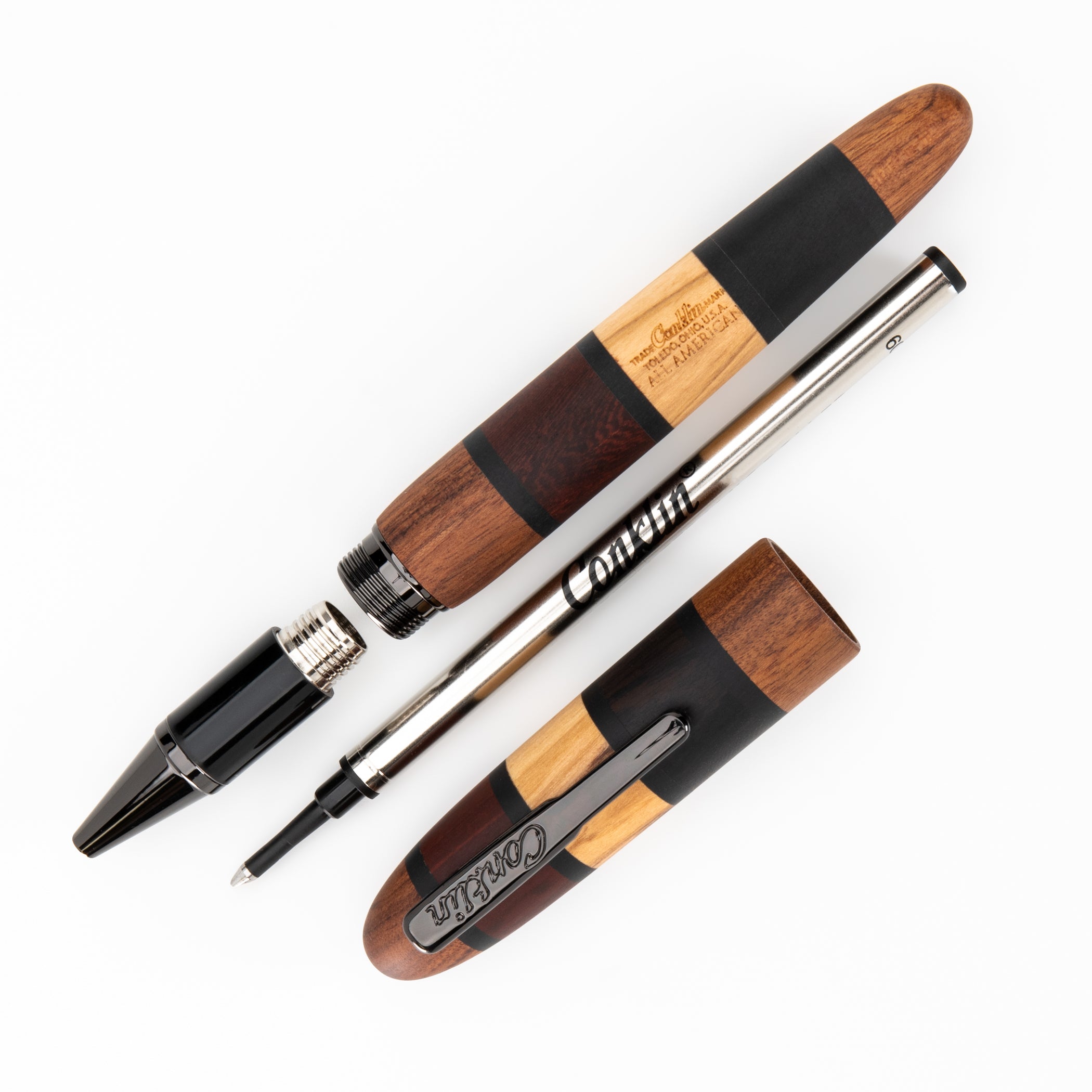Boligrafo Conklin® All American™  Quad Wood LE