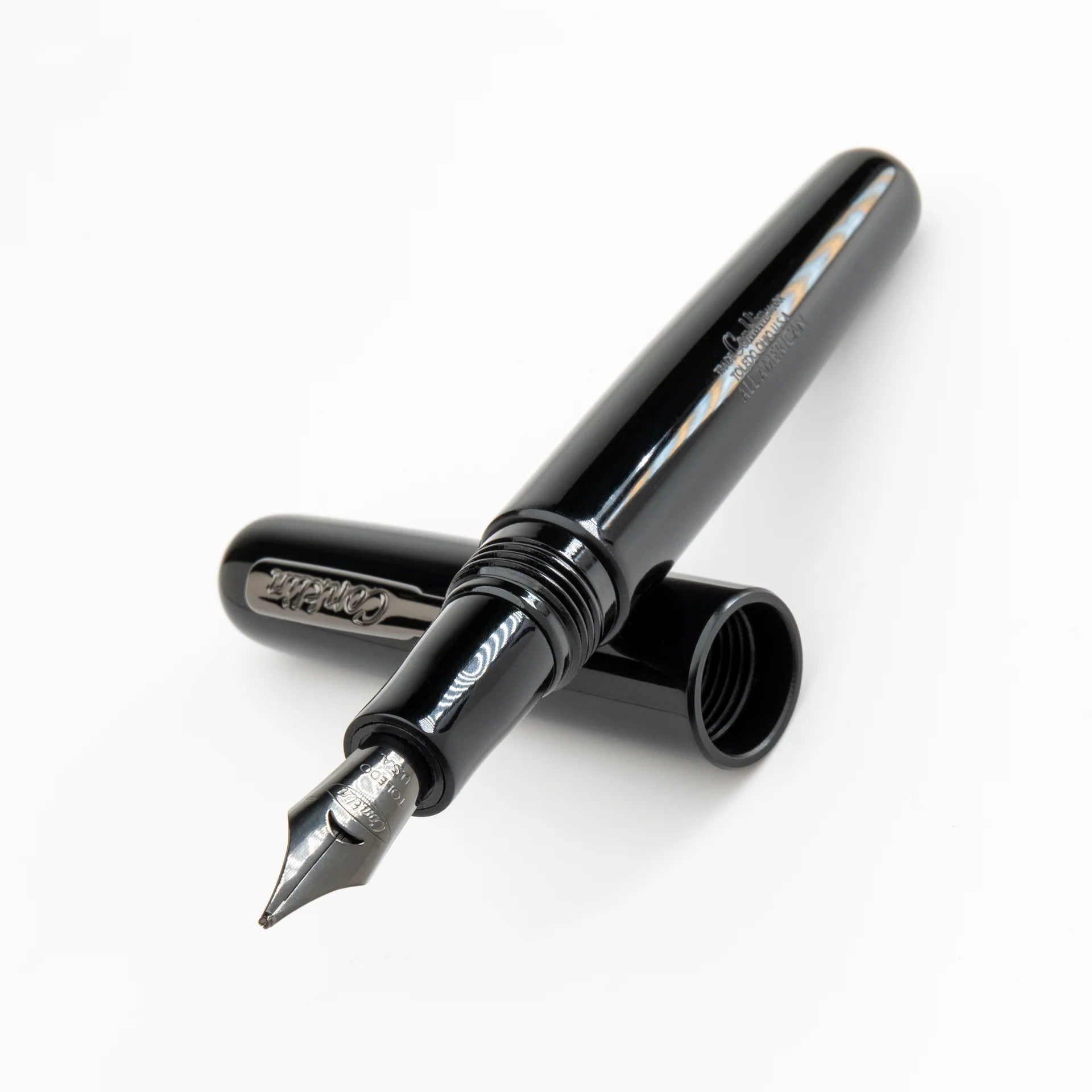 Pluma Fuente Conklin® All American™ Raven Balck