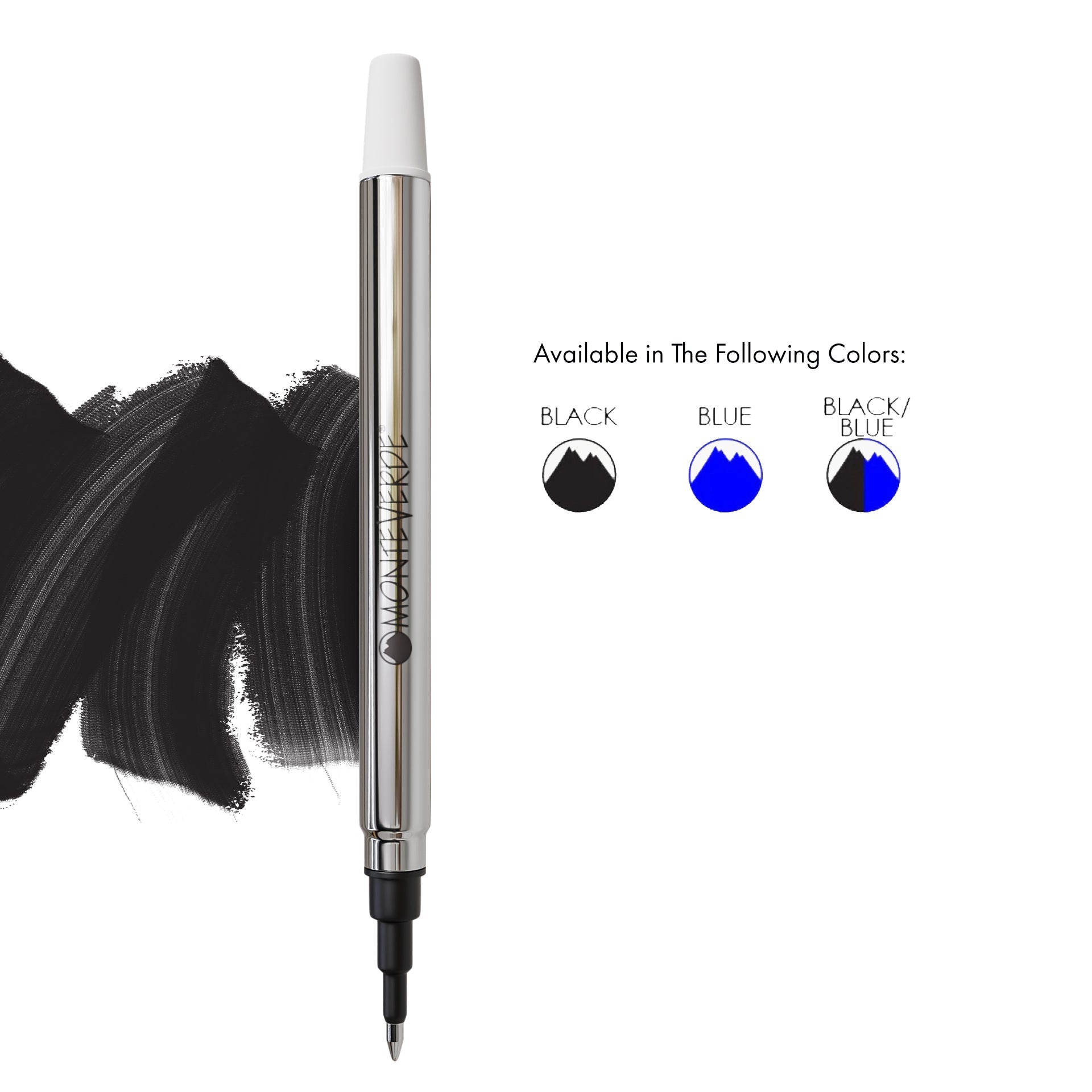 Recambio Rollerball Monteverde® compatible con Sheaffer® — Punta Fina, Pack 2 (S22)